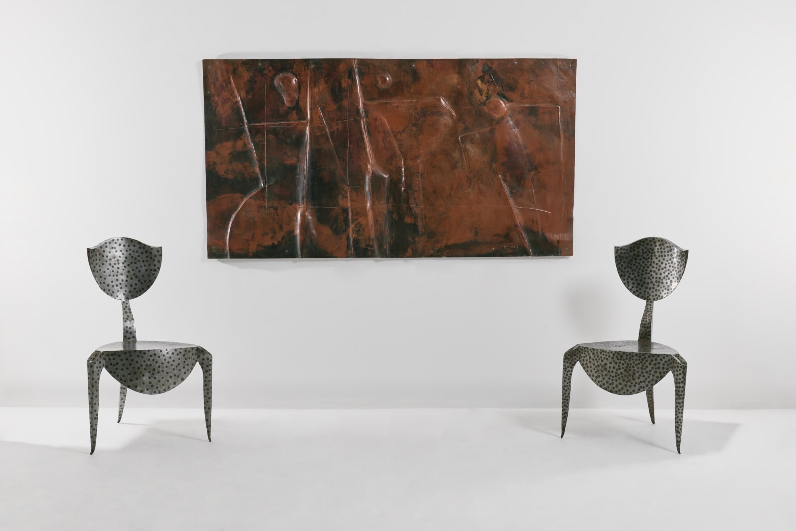 André Dubreuil, "Paris" pair of chairs, 1988