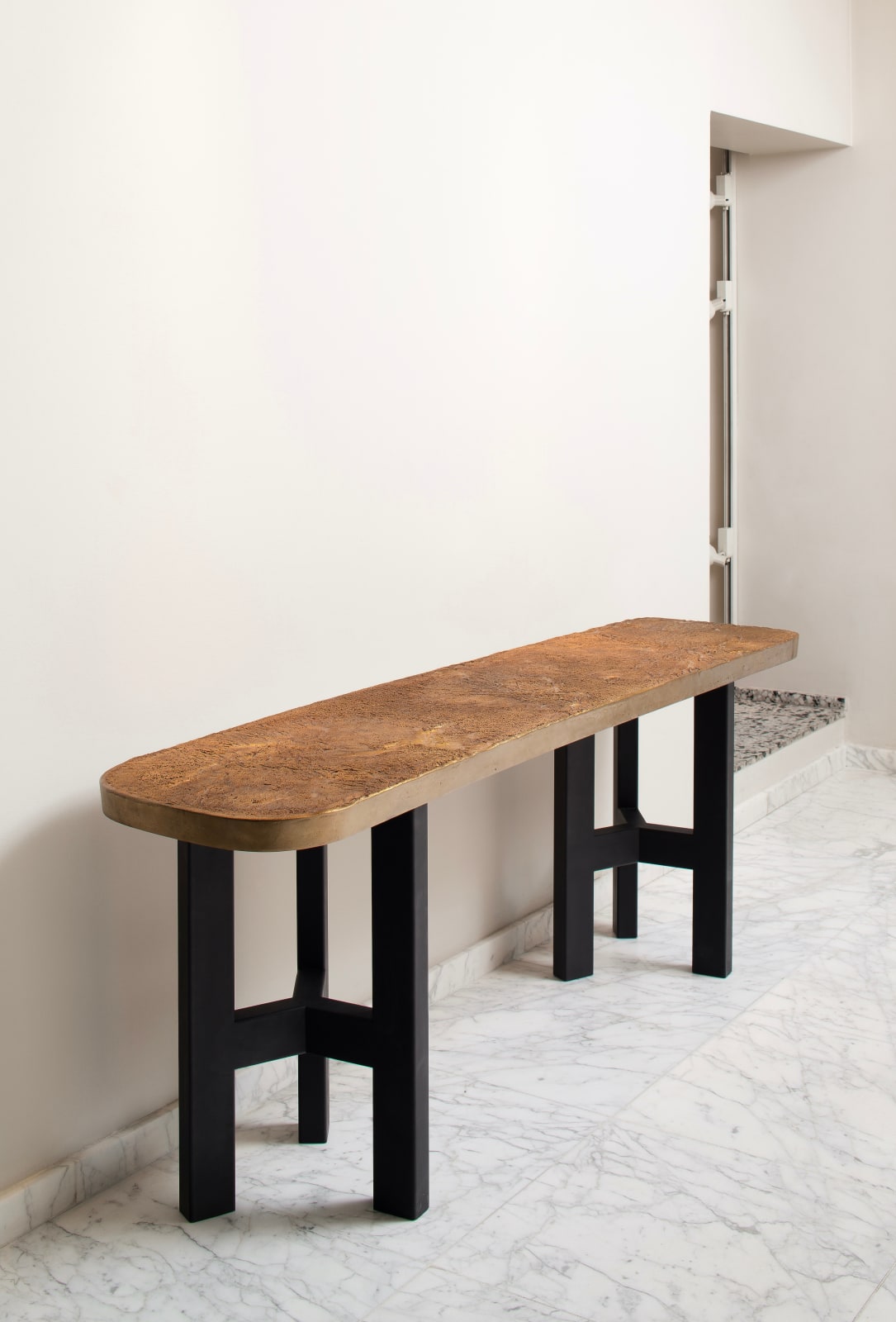 Ado Chale, "Volcanique" console, c. 1980