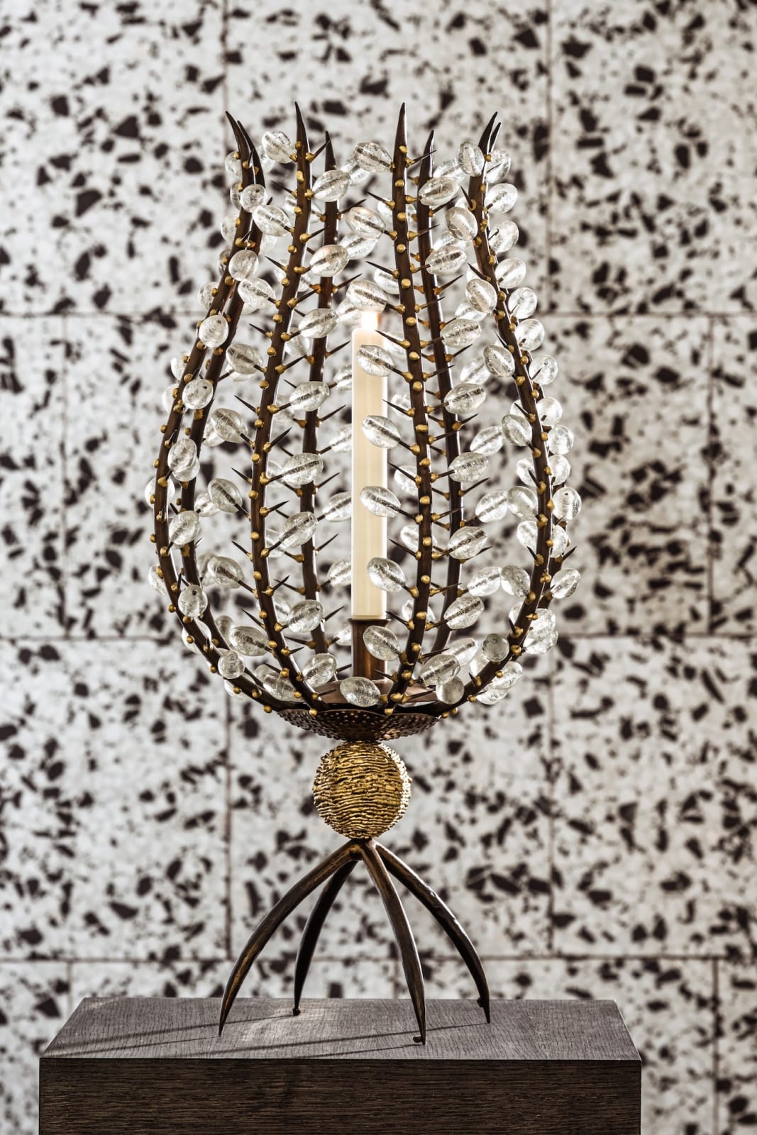 André Dubreuil, "Perles" candelabra, c. 1990