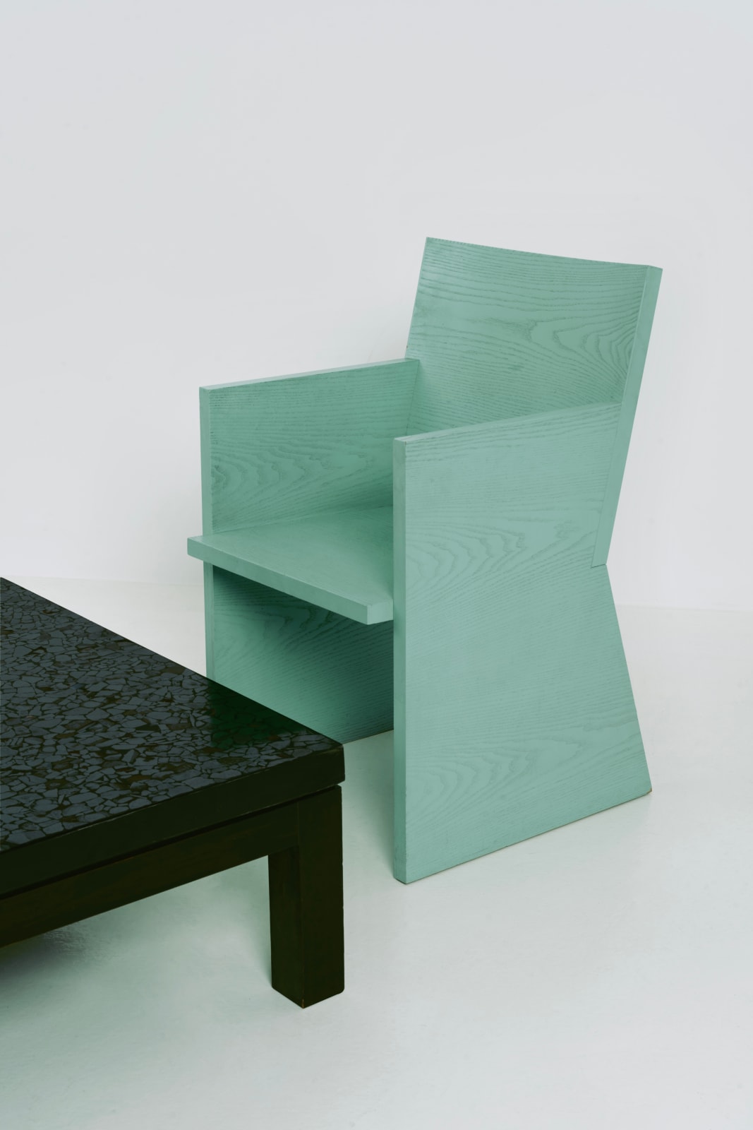 Ettore Sottsass, "In Praise of Epicurus" armchair, 1987