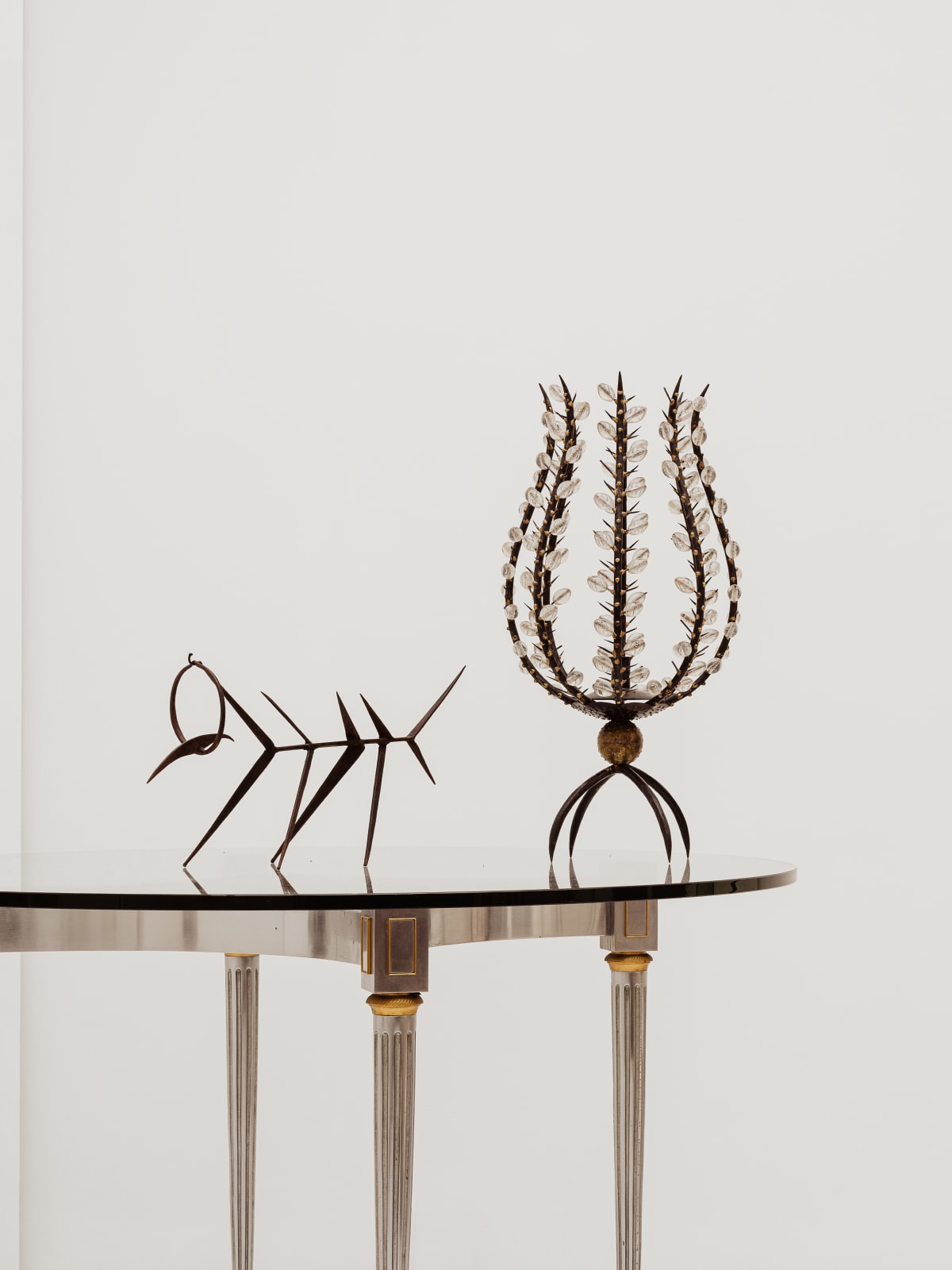 Daniel Passegrimaud, Circular center table, c. 1970