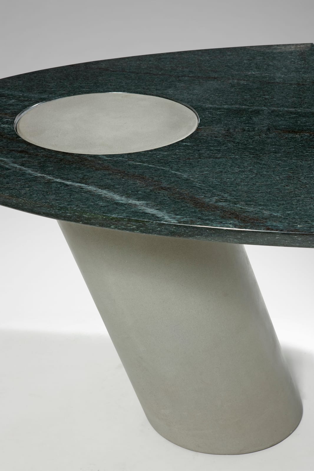 Angelo Mangiarotti, "Eccentrico" table, c. 1985