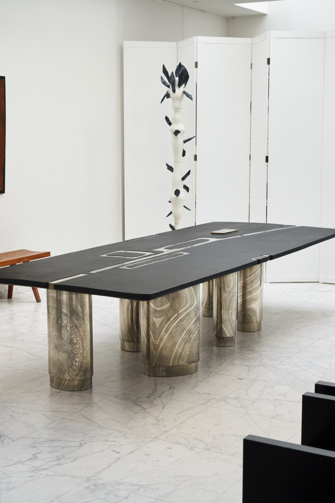 Emmanuel Jonckers, "Tribal Black Board" dining table, 2022