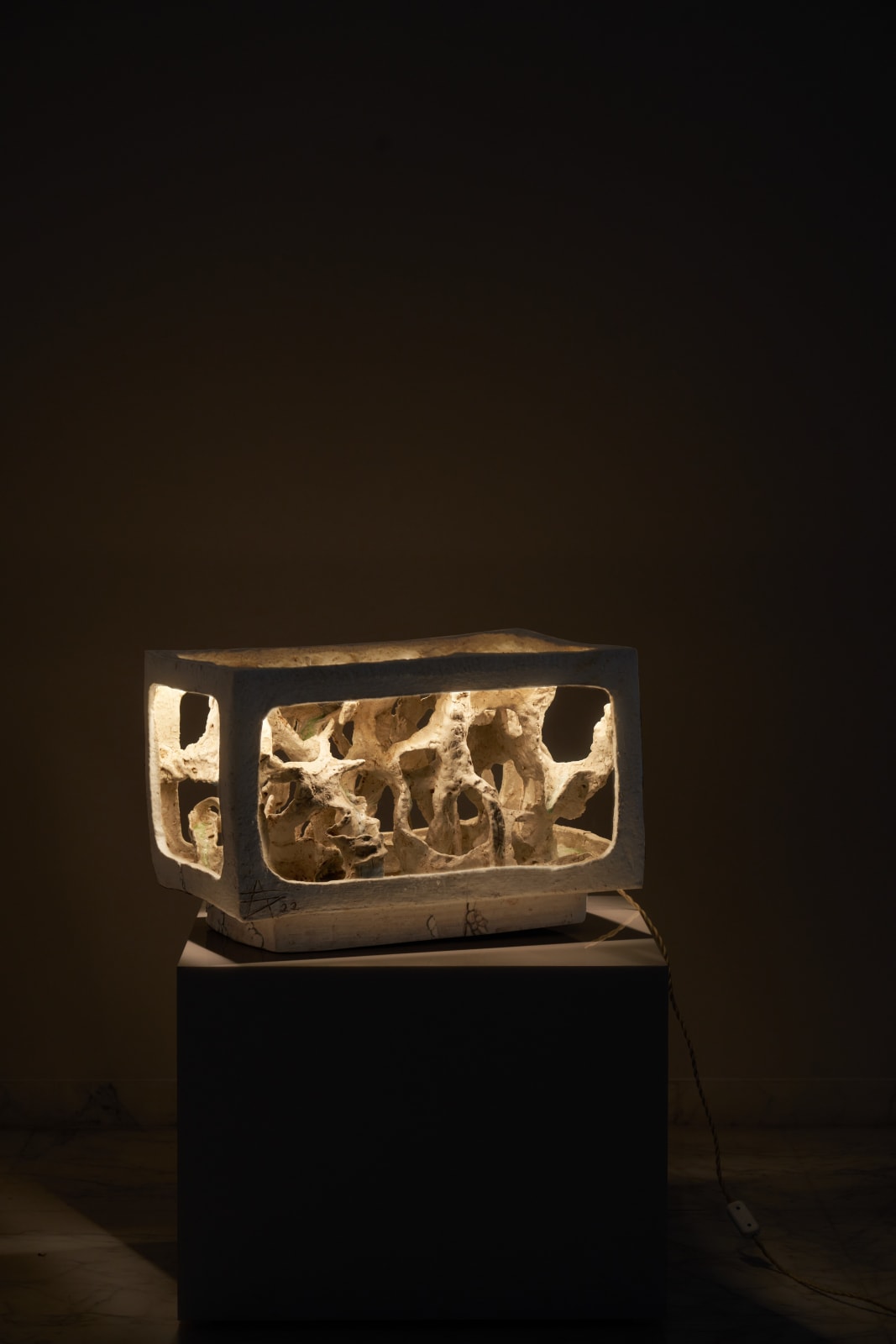 Agnès Debizet, "Grand Aquarium" lamp, 2022