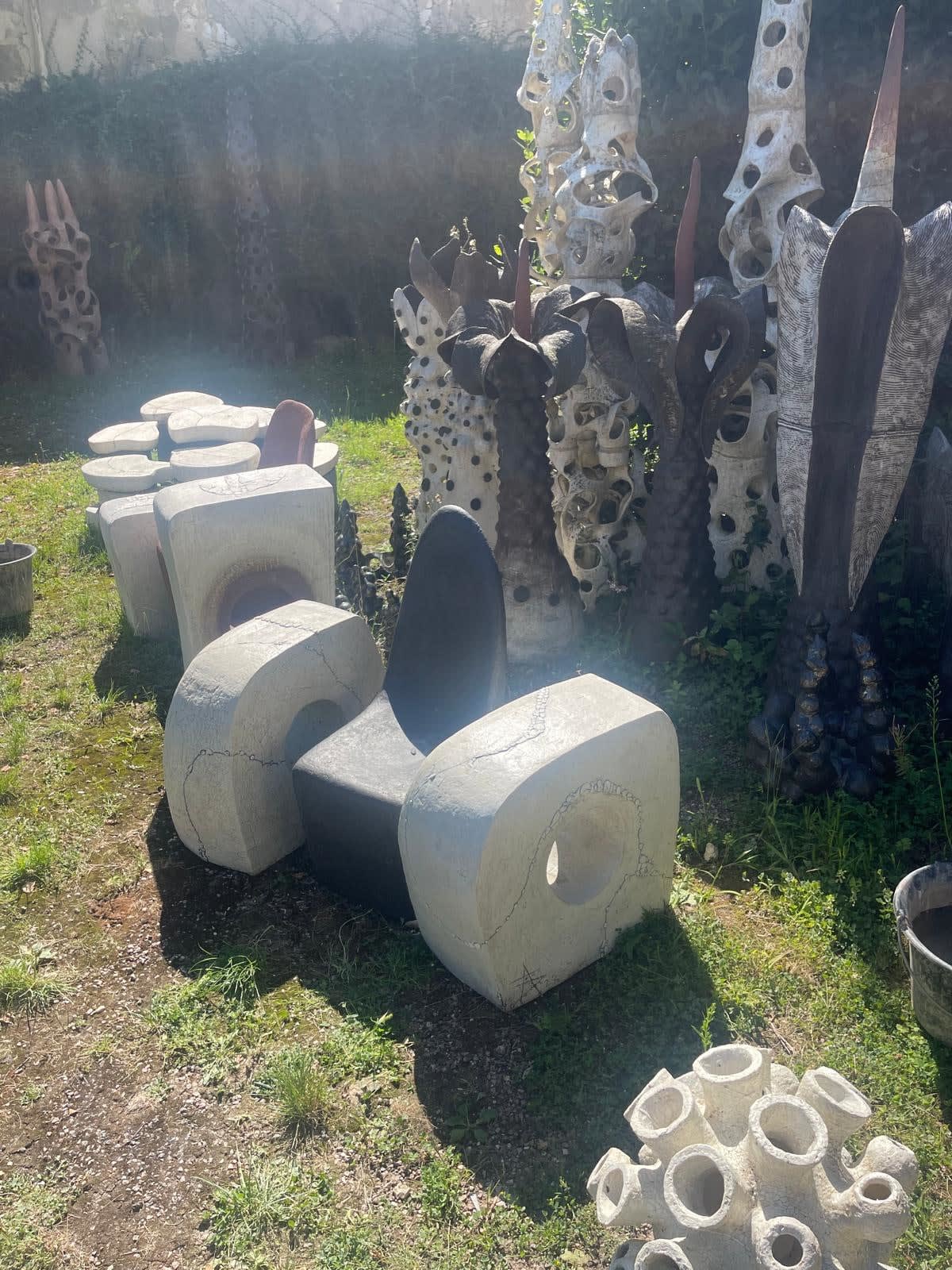 Agnès Debizet, "Aztèque" armchair, 2025