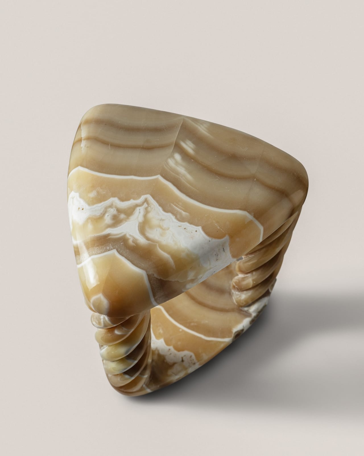 Omar Chakil, "Triad Twist" stool, 2025