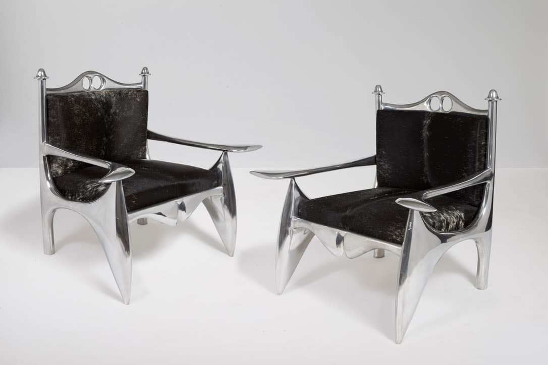Philippe Hiquily, "Polysex" armchairs, 1993