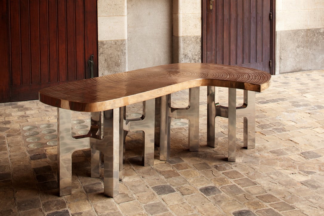 Ado Chale, "Solune" coffee table, Contemporary edition