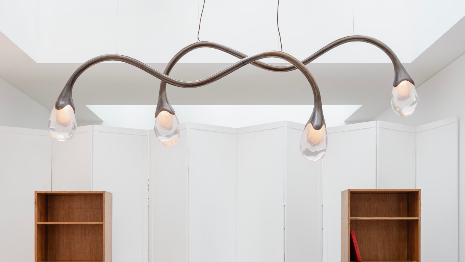 Irene Cattaneo, "Wild and voluptuous animals" ceiling fixture, 2025