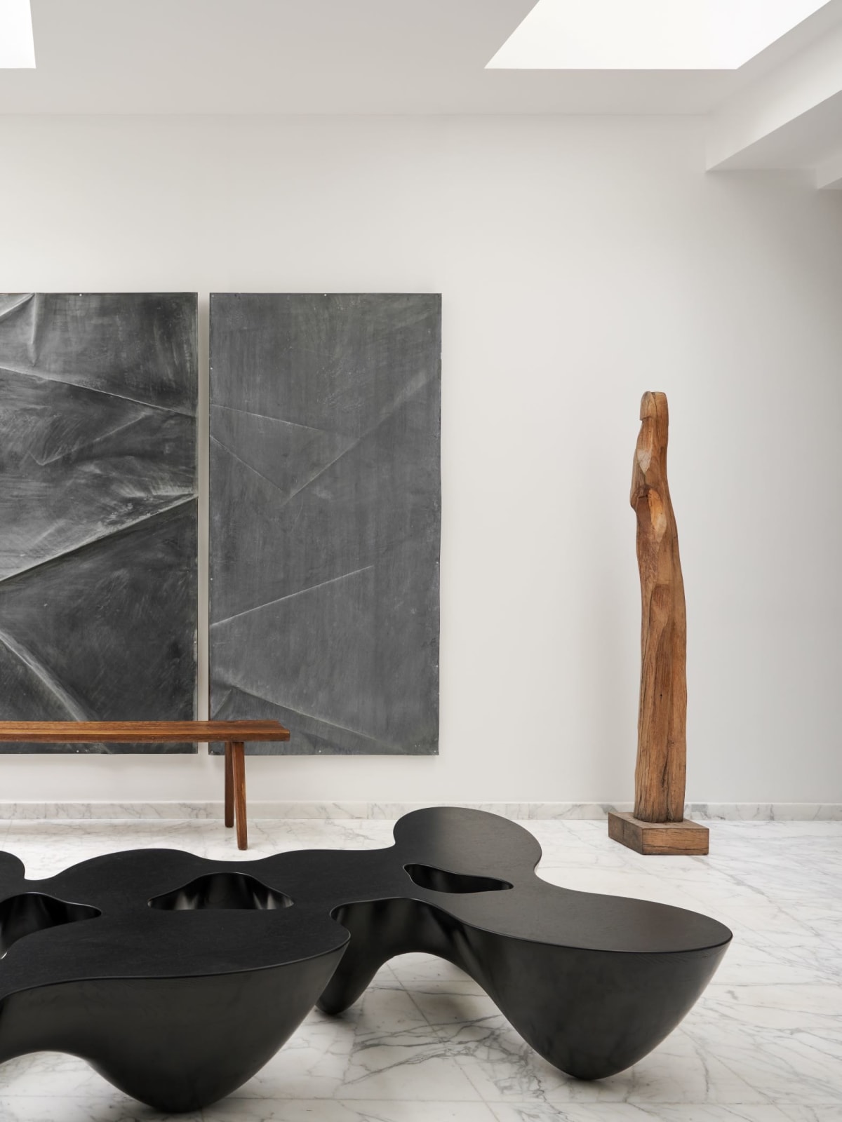 Jean Touret, Set of 7 wall panels, c. 1980