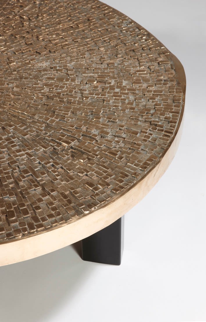 Ado Chale, "Relief d'agate" coffee table