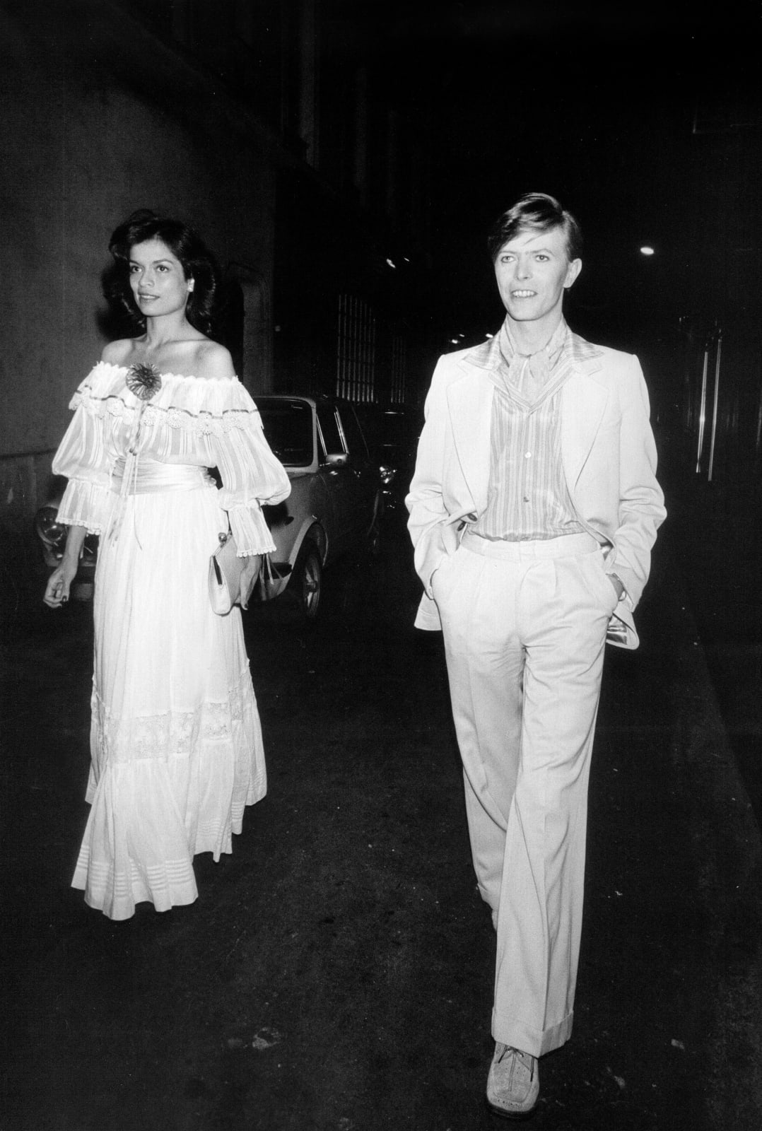 Jadran Lazić, Bianca Jagger and David Bowie, 1977