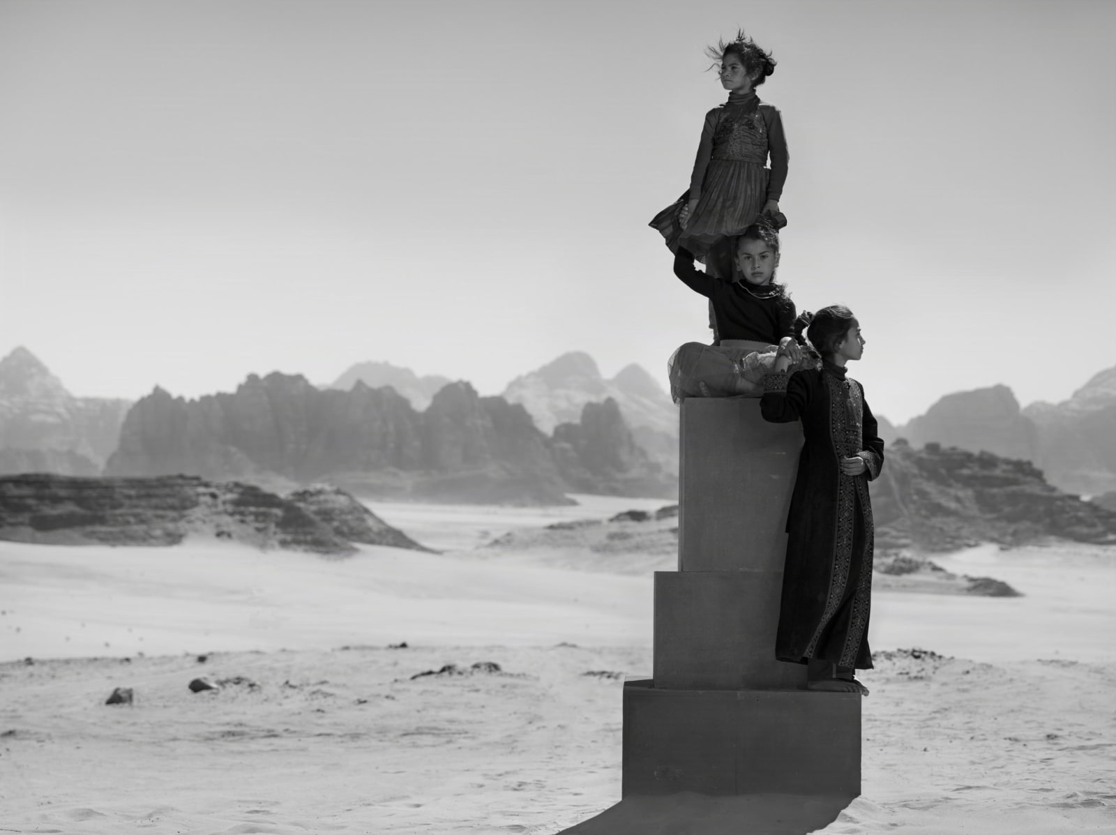Nick Brandt, Zaina, Laila in Haroub, Jordanija / Zaina, Laila and Haroub, Jordan, 2024