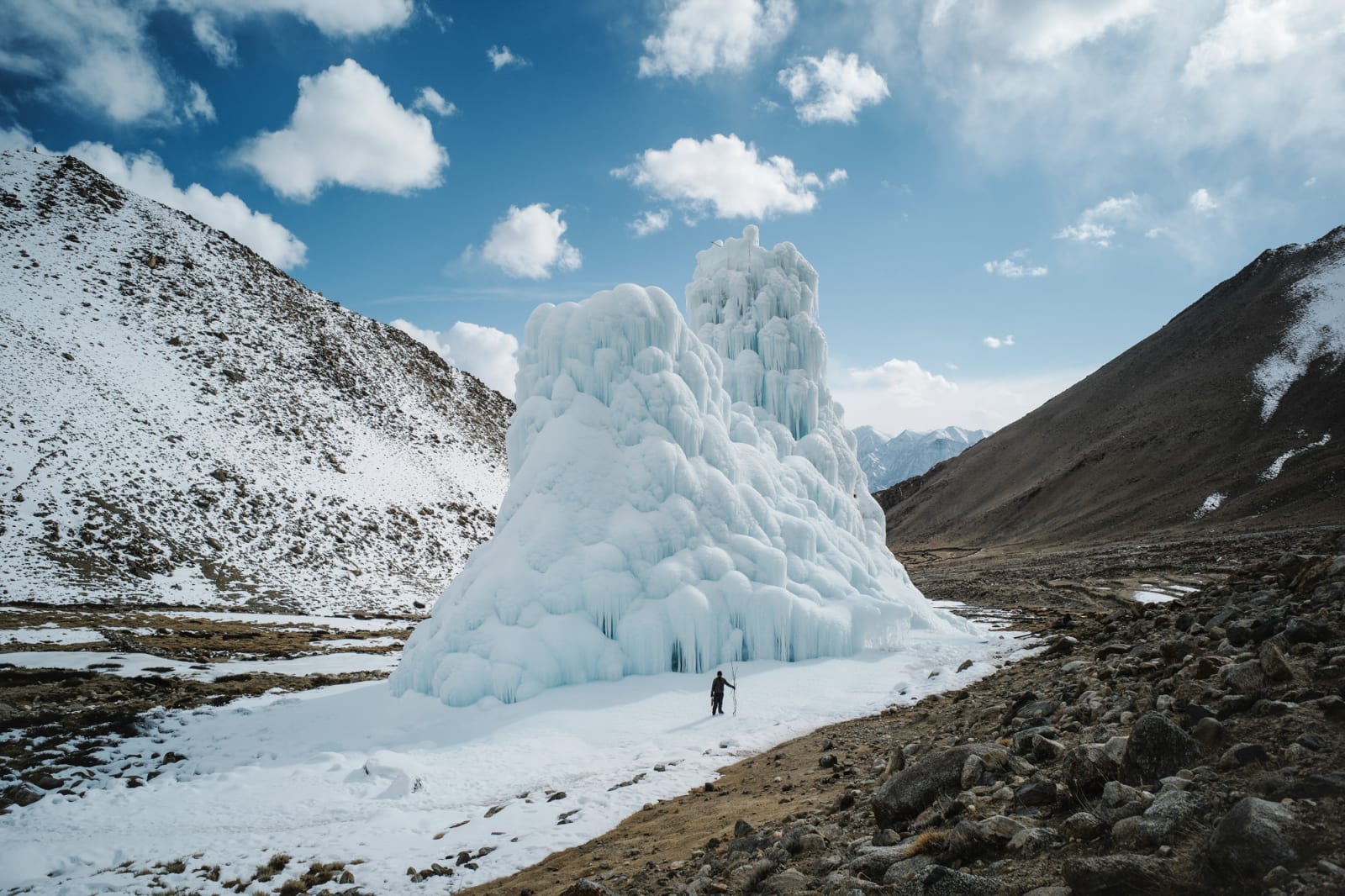 Ciril Jazbec, Ice Stupas #0004, 2018 - 2019