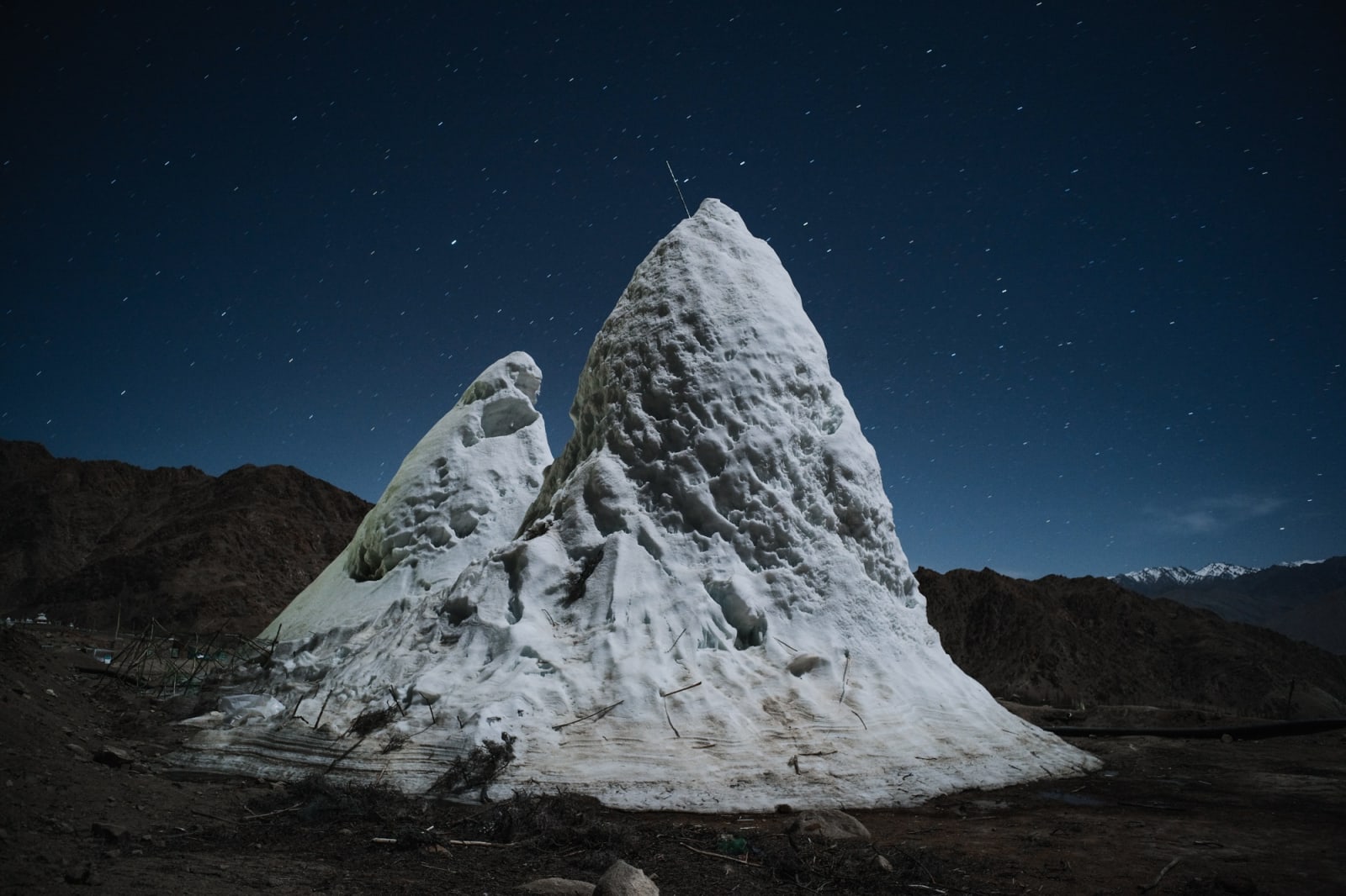 Ciril Jazbec, Ice Stupas #0044, 2018 - 2019