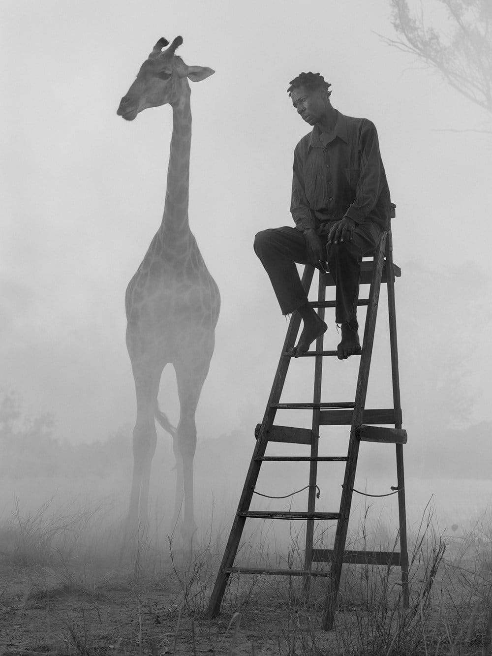 Nick Brandt, Richard in Sky, Zimbabve / Richard and Sky, Zimbabwe, 2020