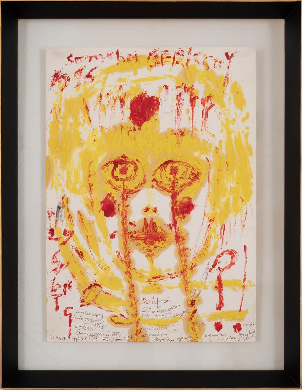 Semiha Berksoy, Crying (Selfportrait), 1996