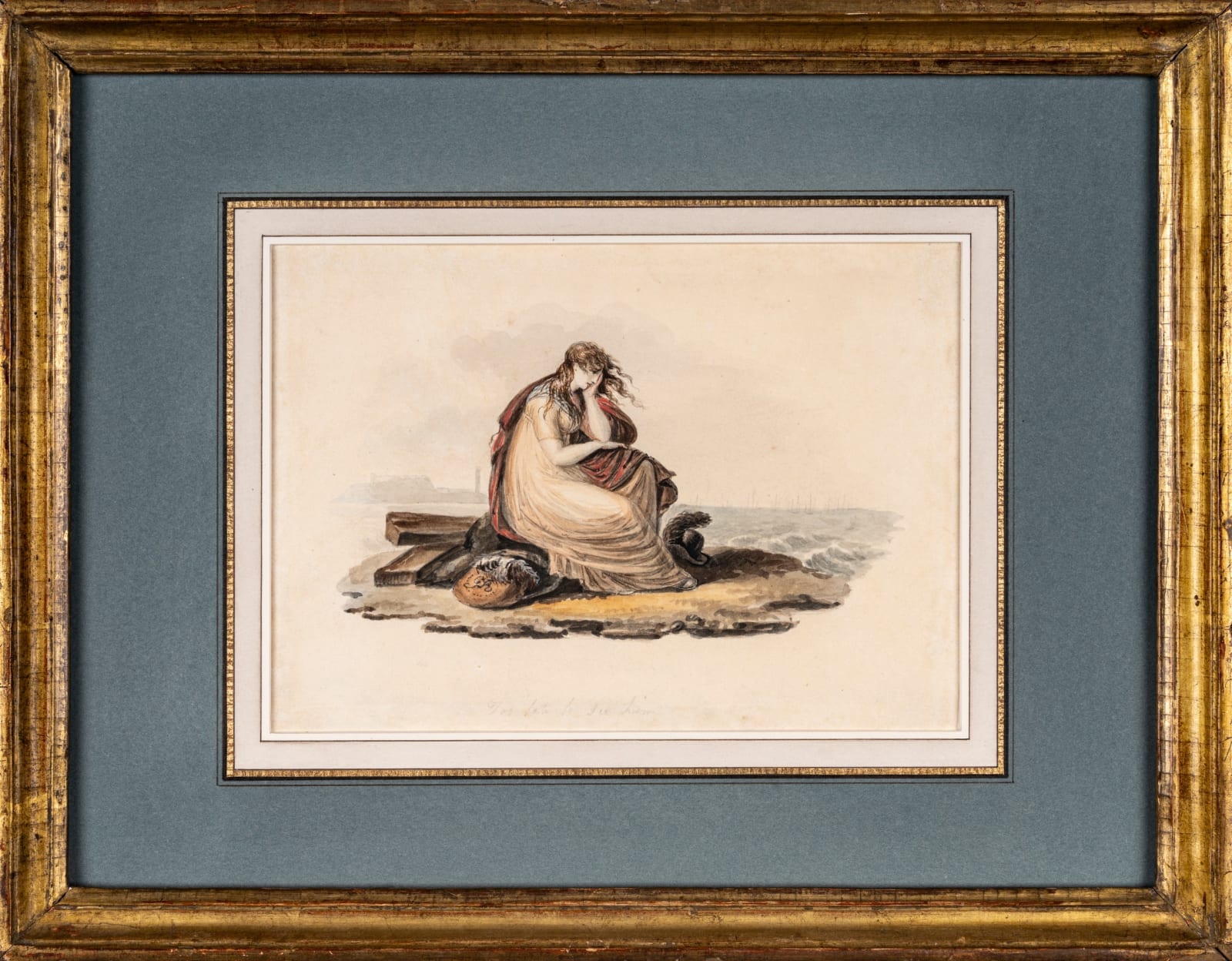 Friedrich Rehberg, Lady Hamilton pleurant la mort de Lord Nelson, c. 1805