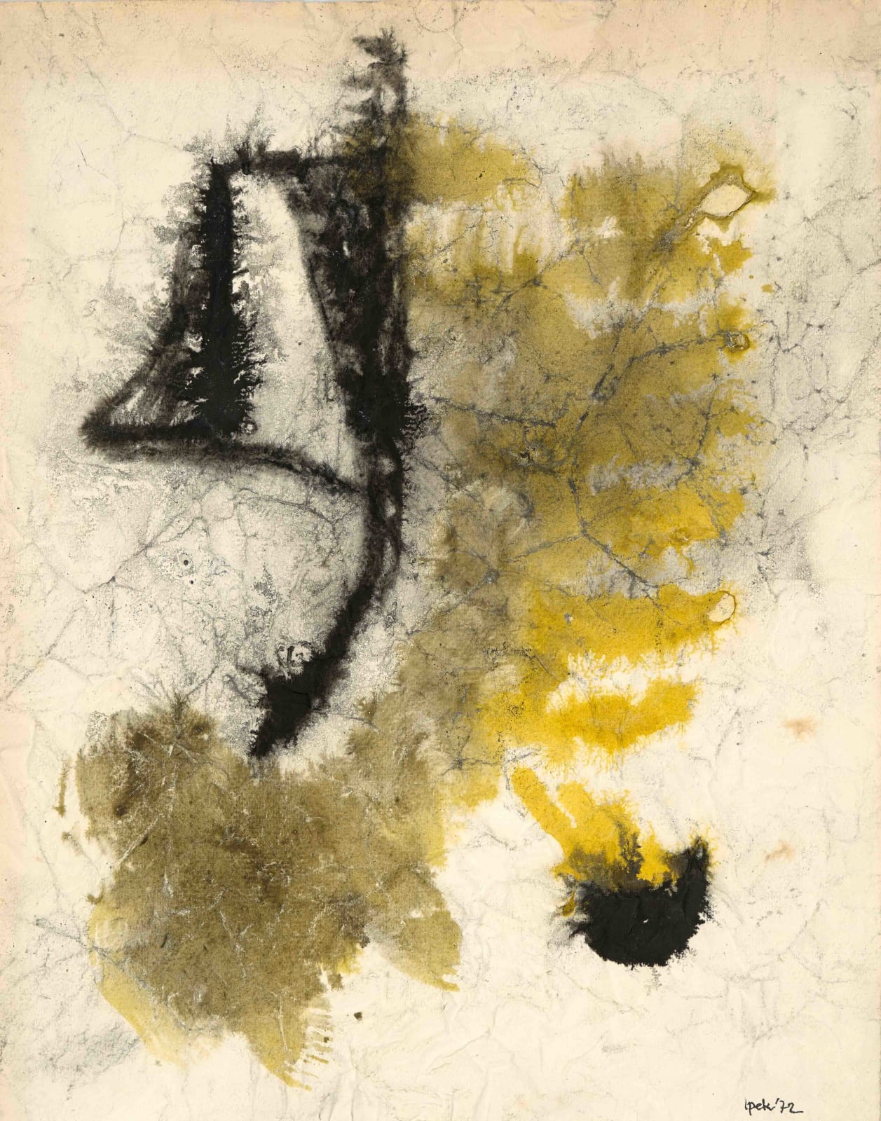 İpek Duben, Untitled (Blots Series 4), 1972