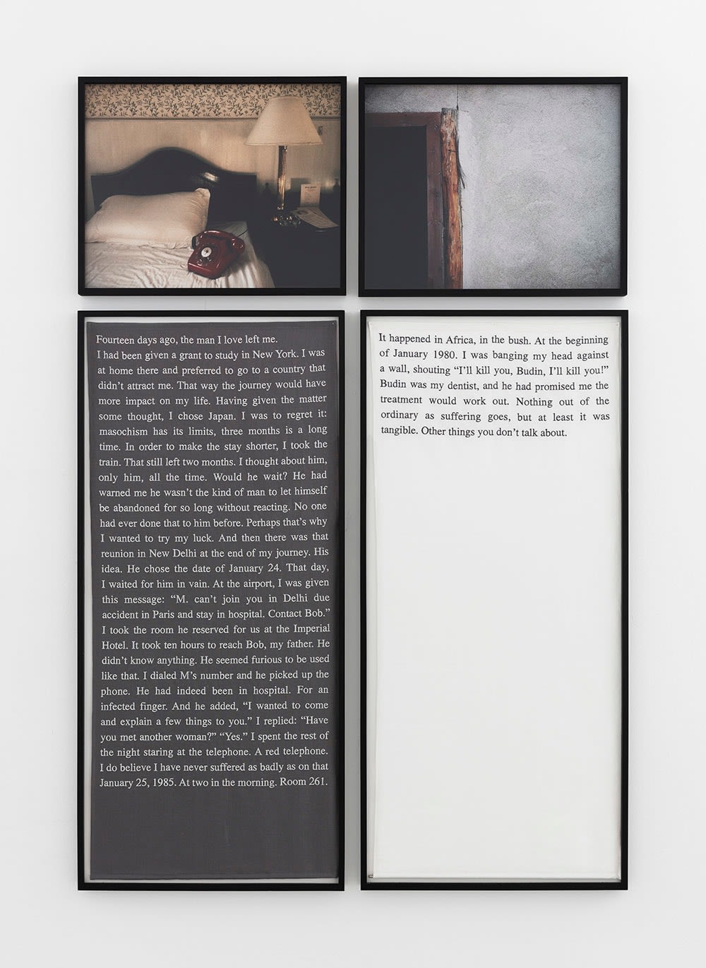 Sophie Calle, Exquisite Pain, 14 Days Ago, 1984-2003