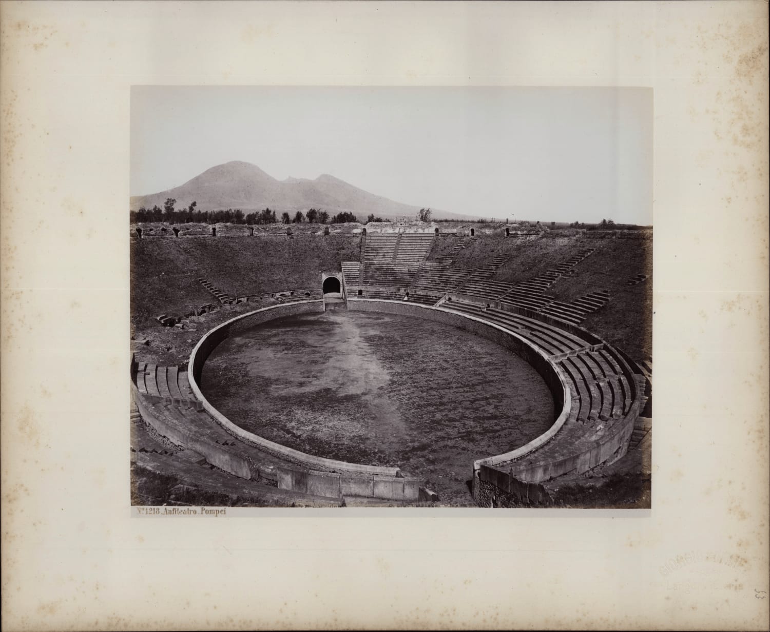 Giorgio Sommer, Amphitheater of Pompeii, c. 1880