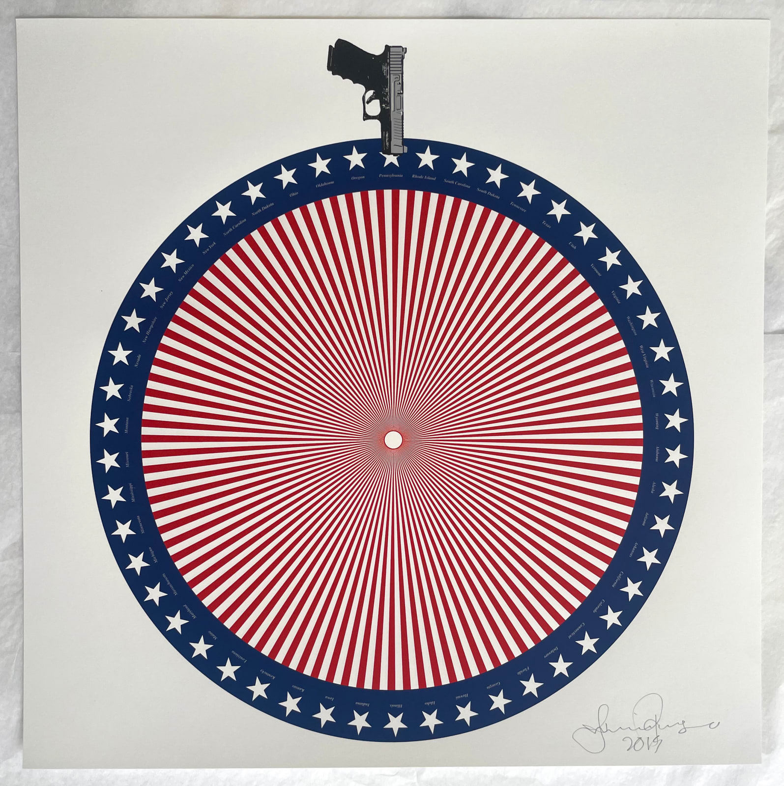 Daniel Franzén, Wheel of Fortune (50 states – Alabama to Wyoming), 2019