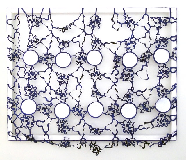 Eric Wall, Blue Netting, 2017