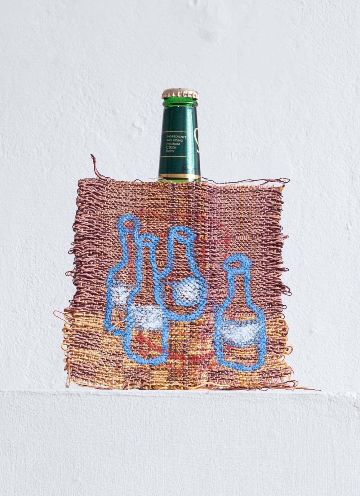 Lena Royalz Otterheim, Fyra Flaskor och en Burk / Four Bottles and a Can, 2024
