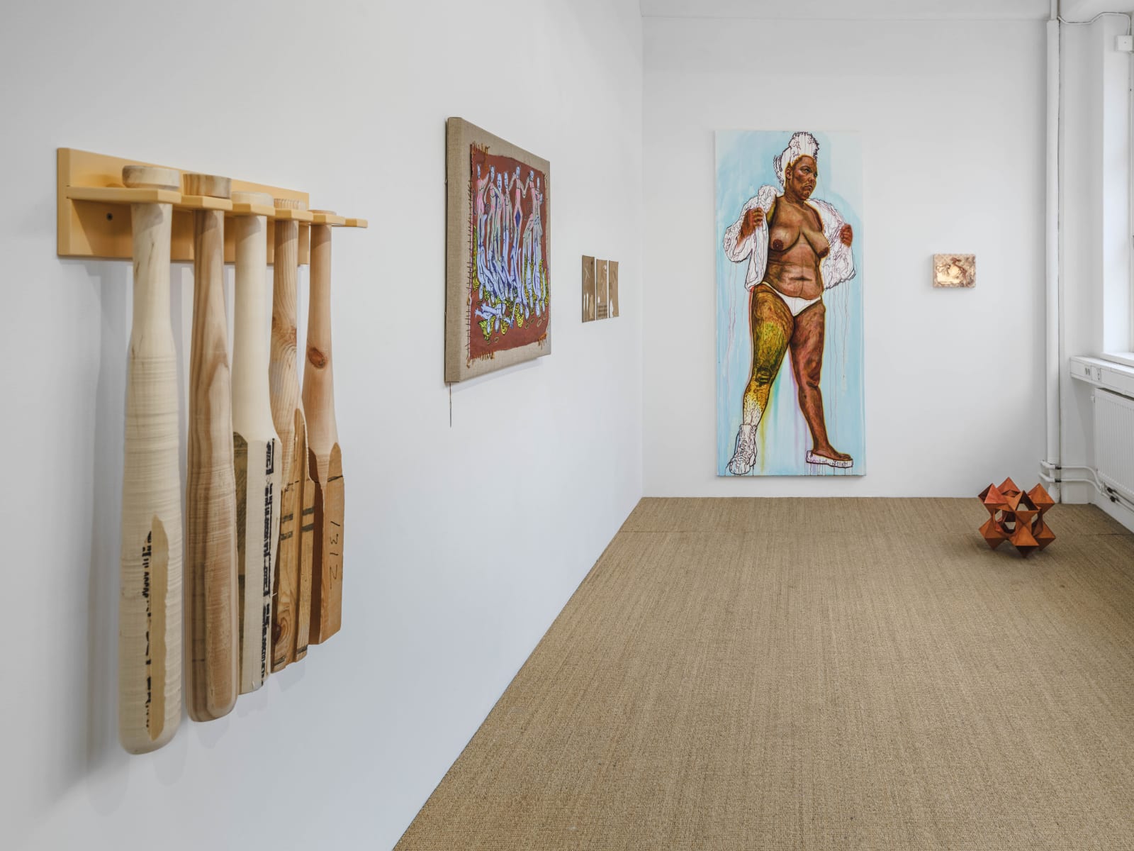 Cecilia Ulfsdotter Klementsson, Naked Drag; Artimus / left panel of triptych, 2022