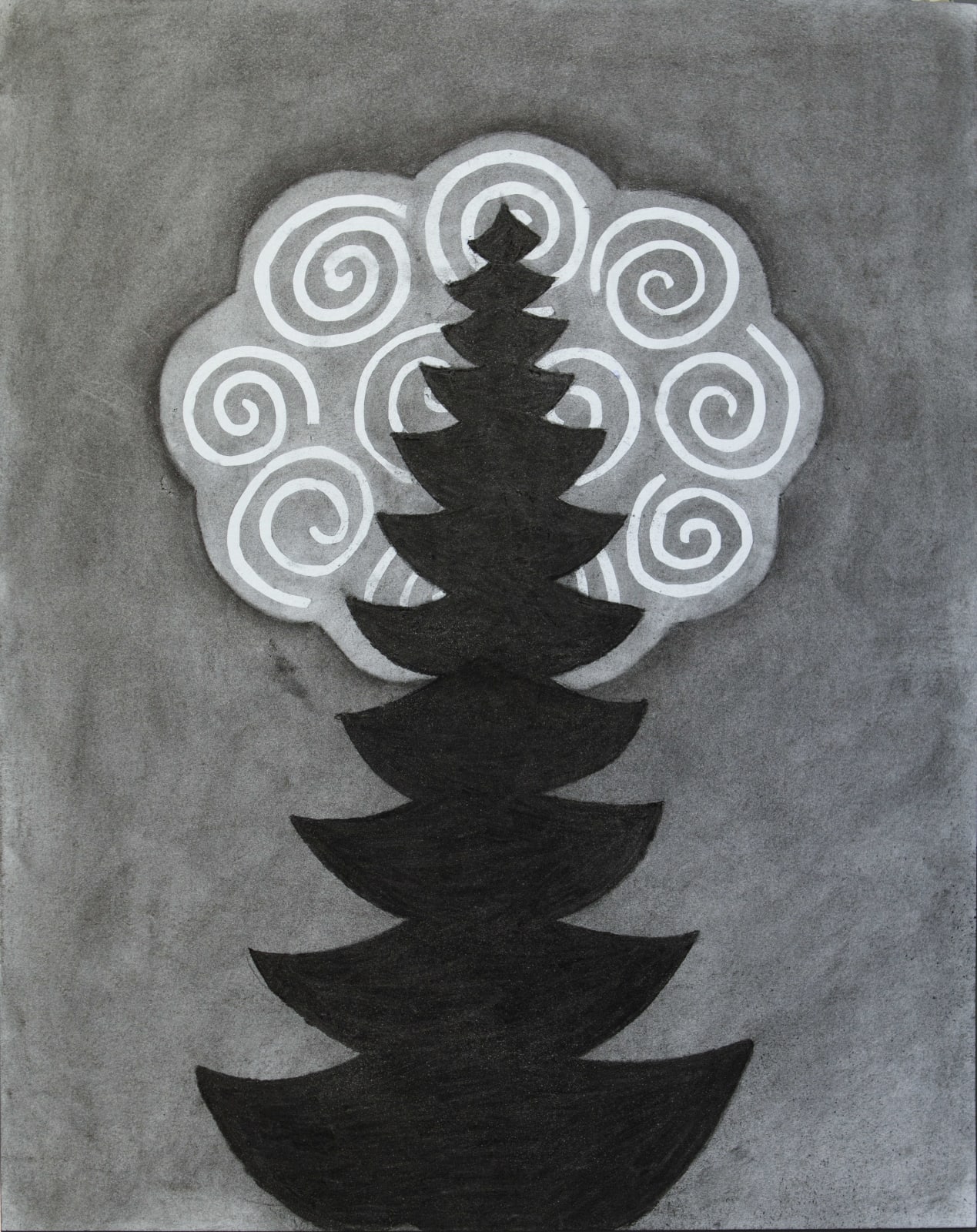 Gunzi Holmström, Meditating Spruce / Mediterande gran, 2020