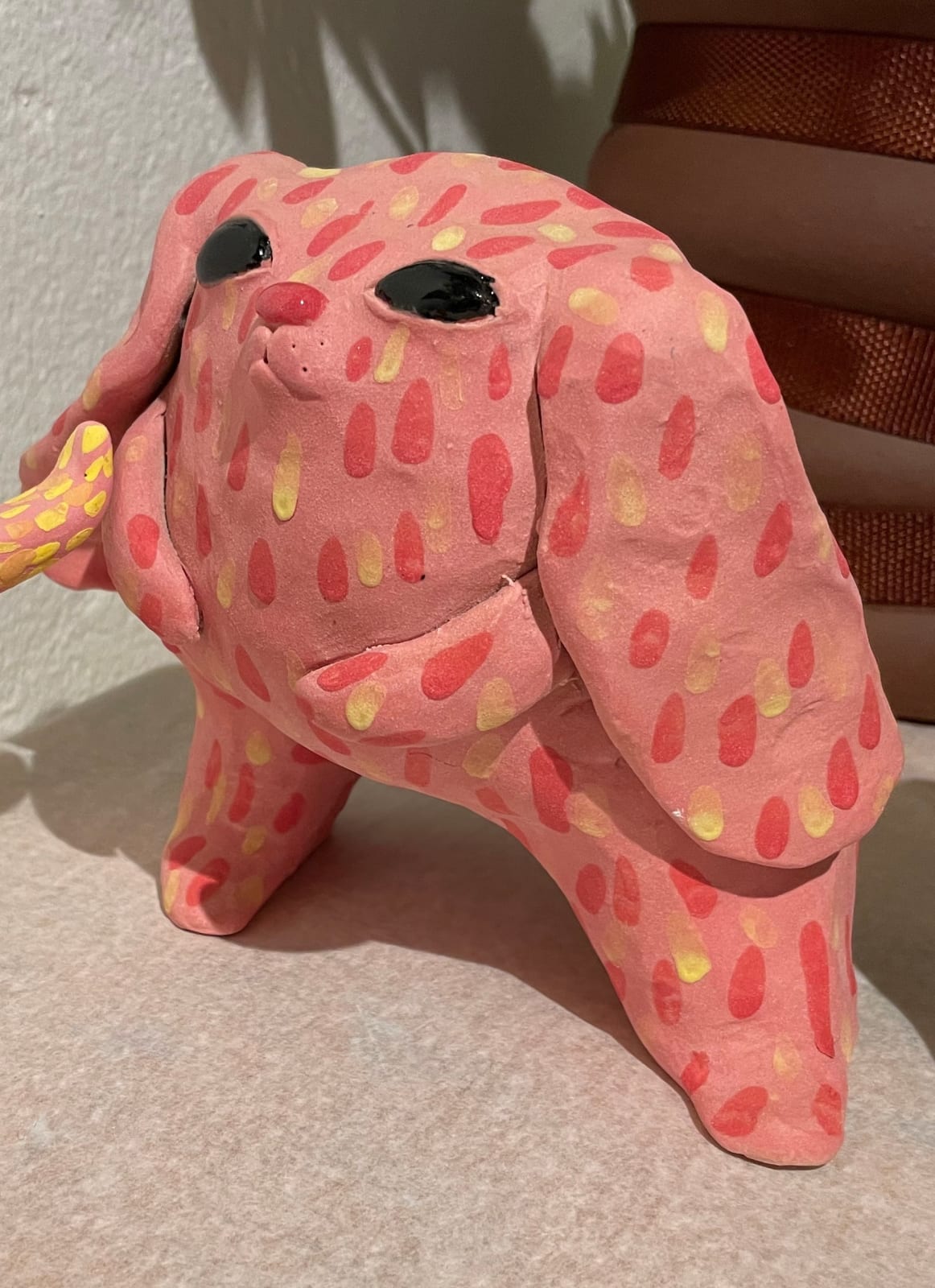 Andrea Grath, Pink Creature / Rosa Figur