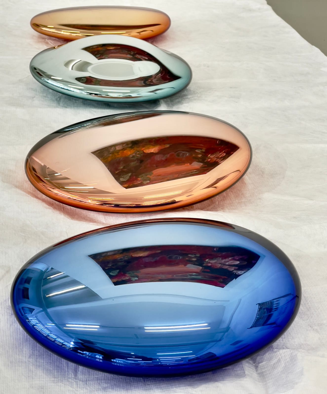 Sara Lundkvist, Portal, Blue-green, 2024