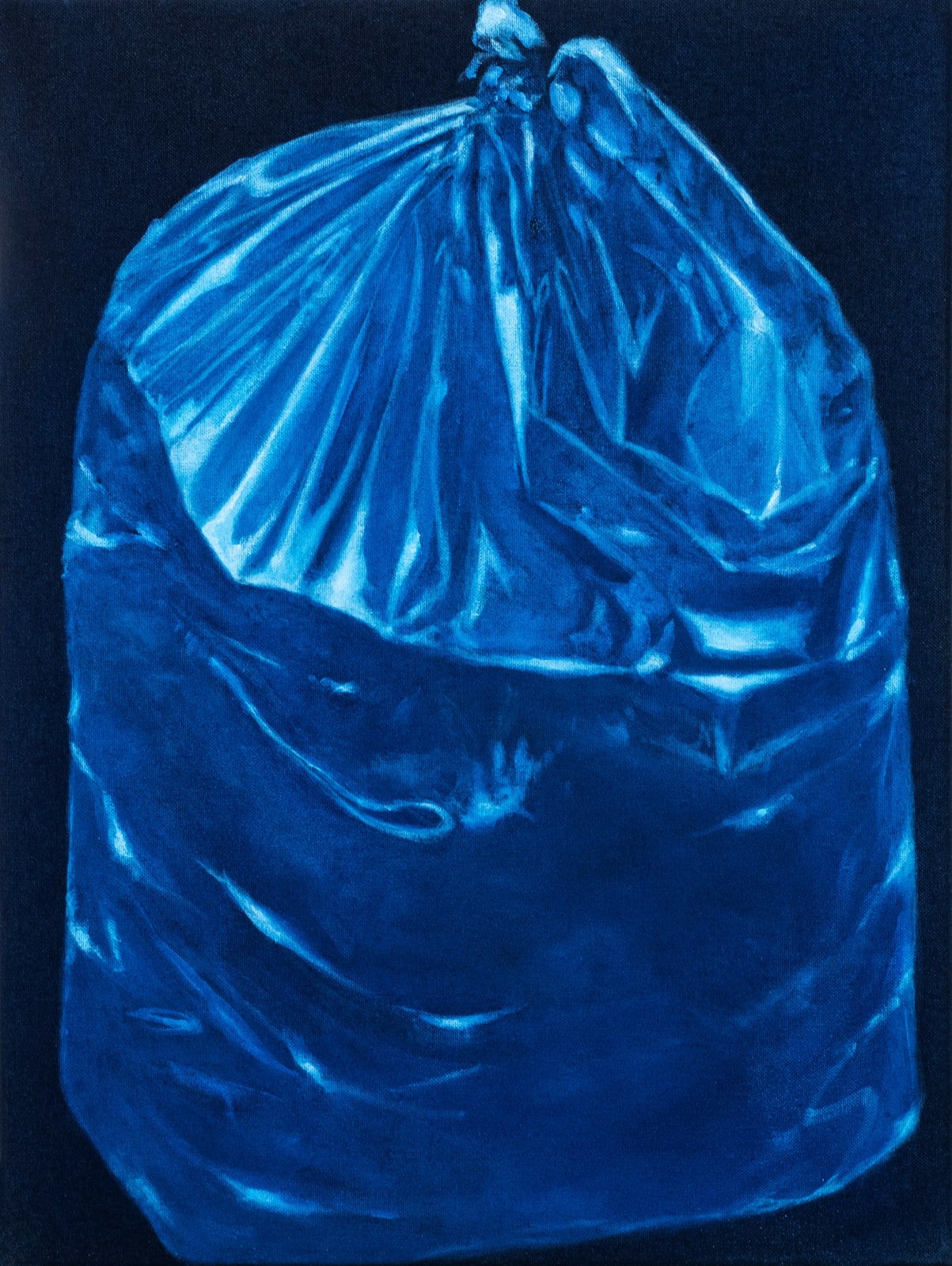 Joakim Allgulander, Waste Bag Blue, 2023