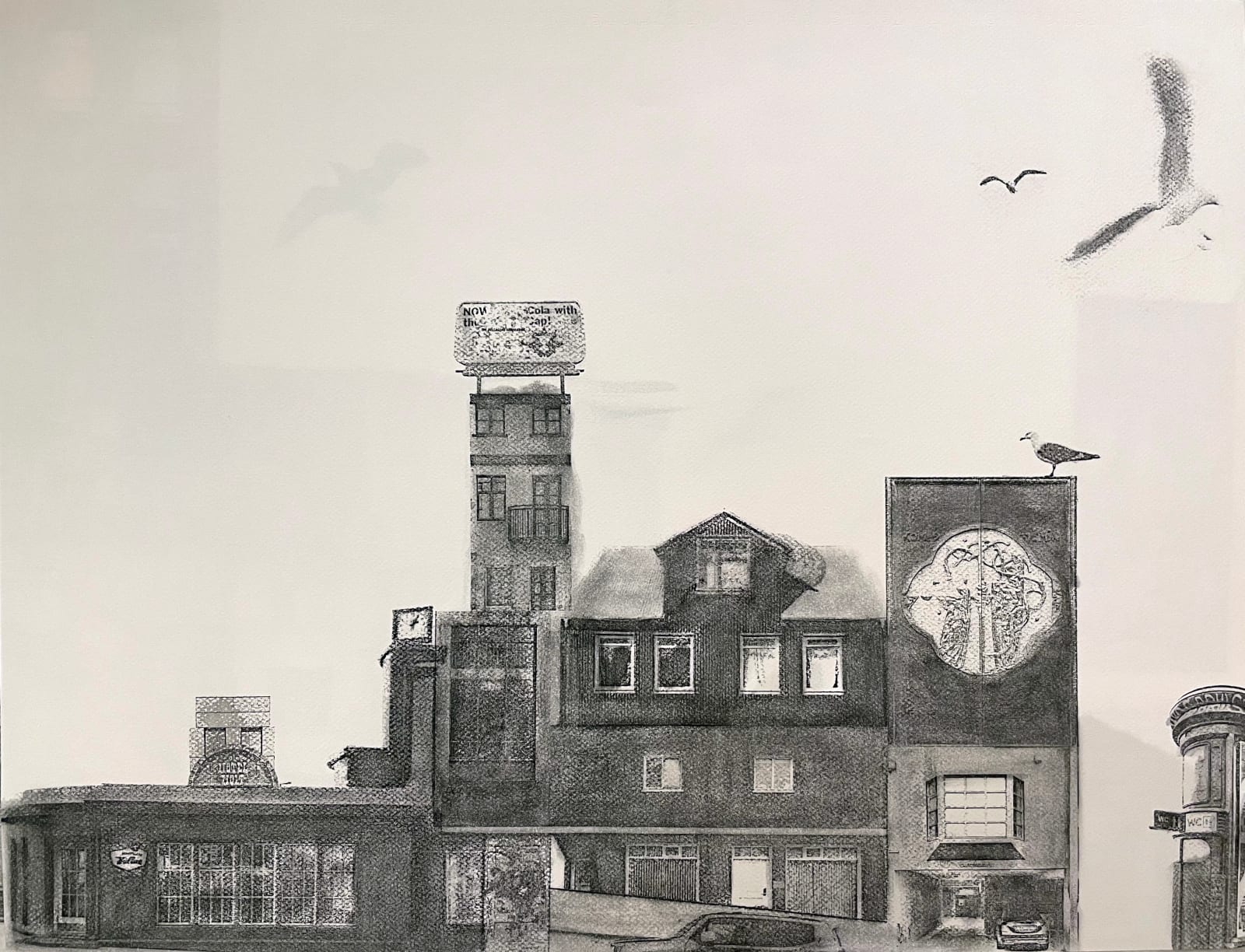 Daniel Franzén / E, Monotype Image Transfer 15