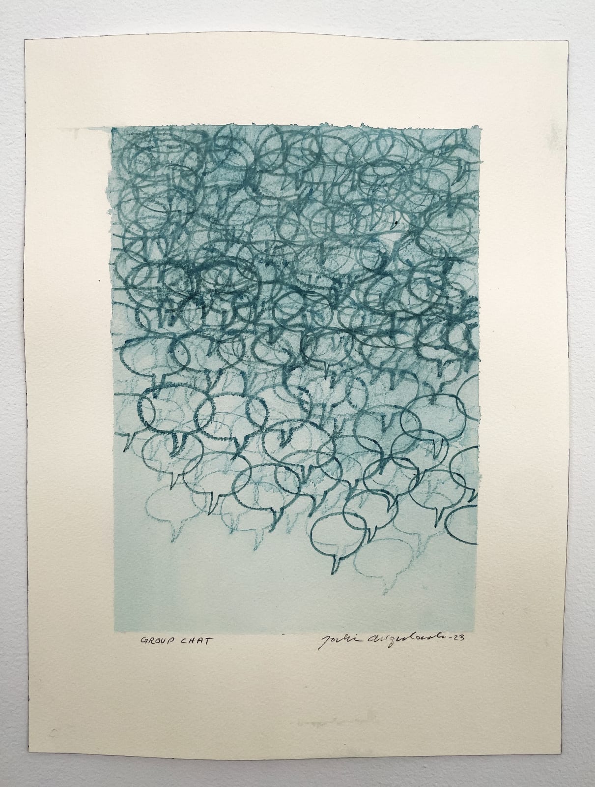 Joakim Allgulander, Group Chat / blue 1, 2023