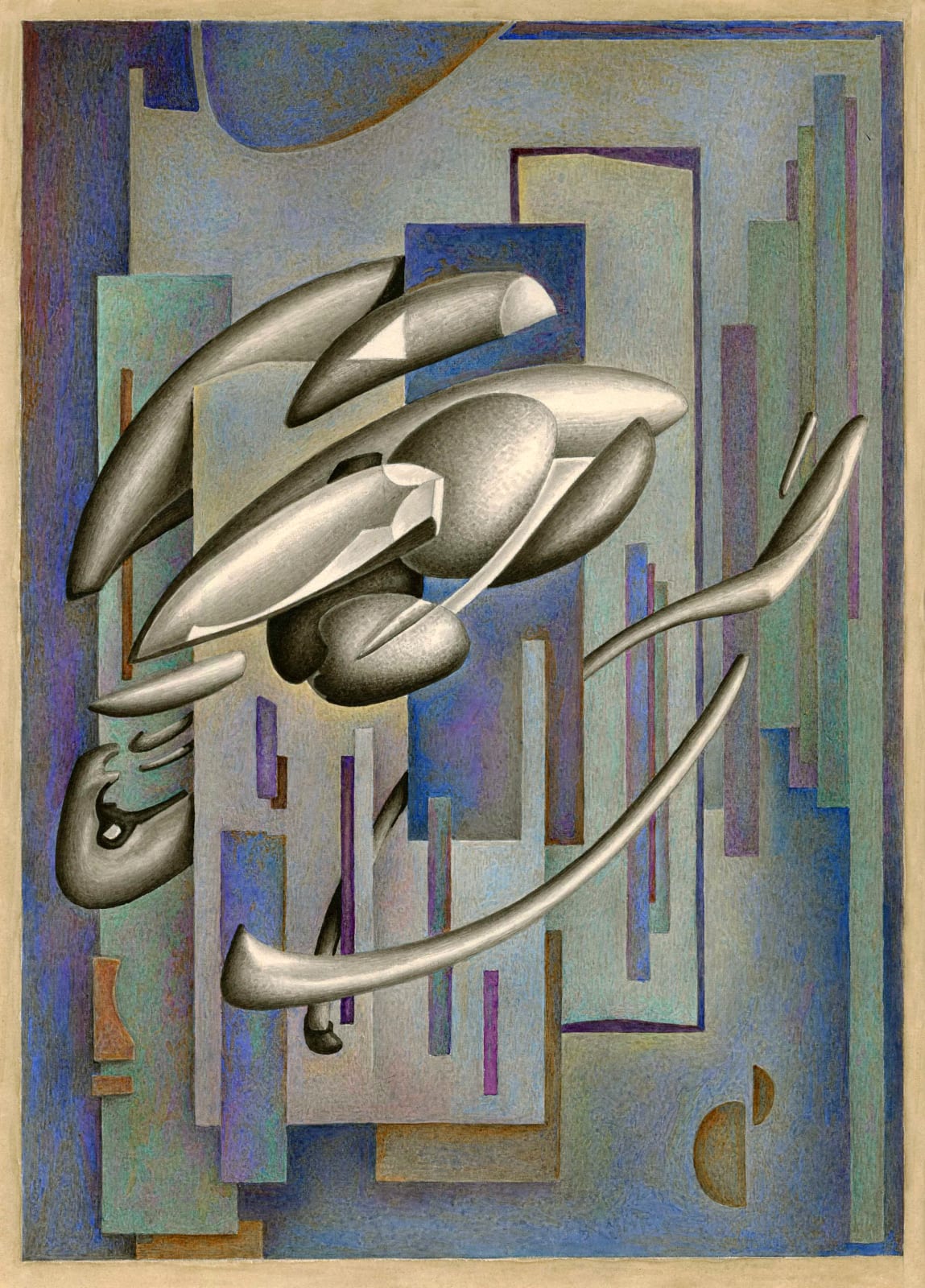 Didier Mazuru, Partitur för penslar och ärger / Musical Score for Brushes and Colours, FRA, 1990