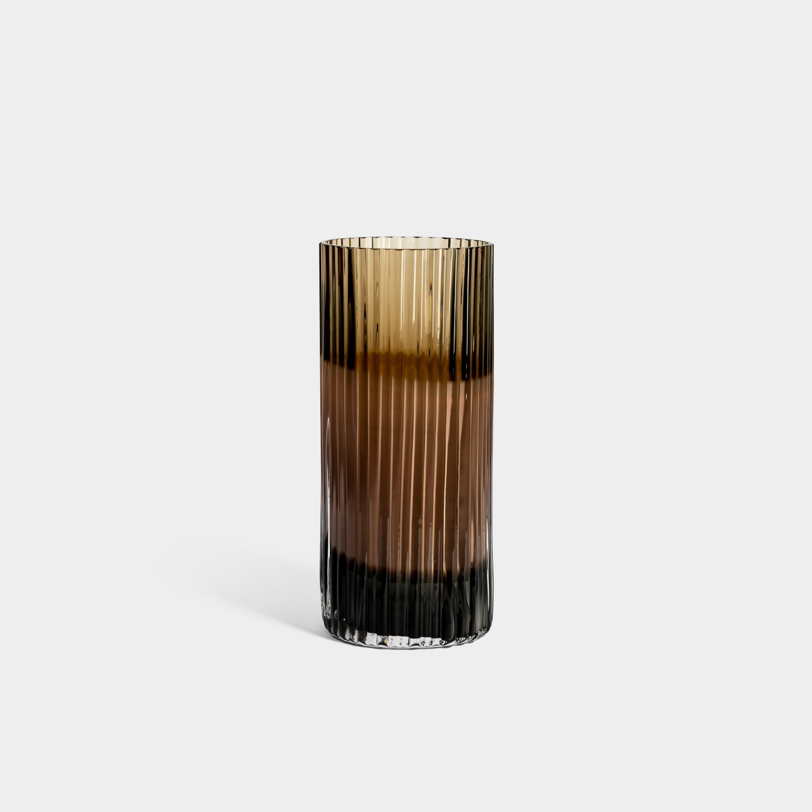 LENA BERGSTRÖM, PLISSÉ VASE BROWN/BROWN/BROWN, 2022