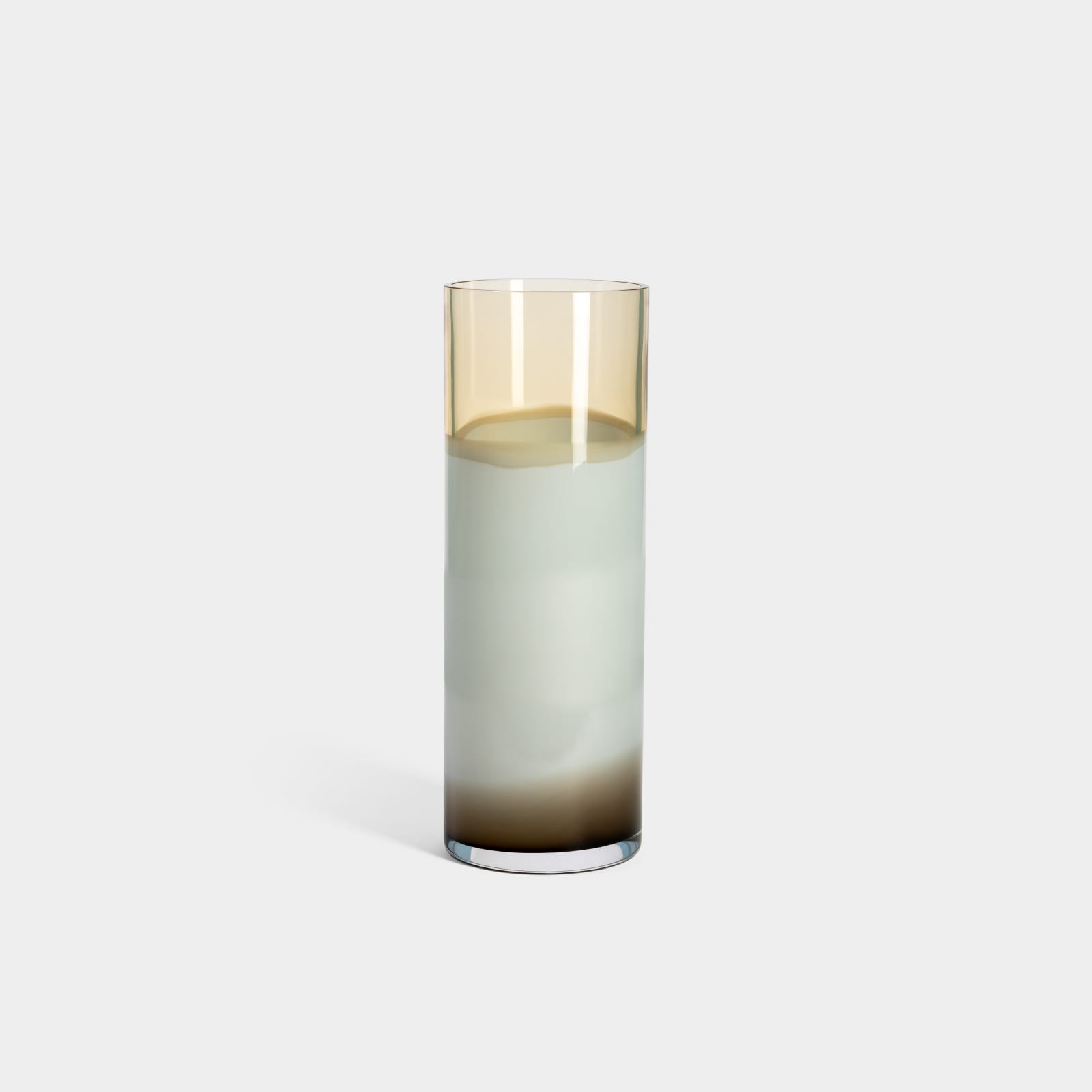 LENA BERGSTRÖM, PLISSÉ VASE WHITE/ CLEAR/GREEN-GREY, 2022