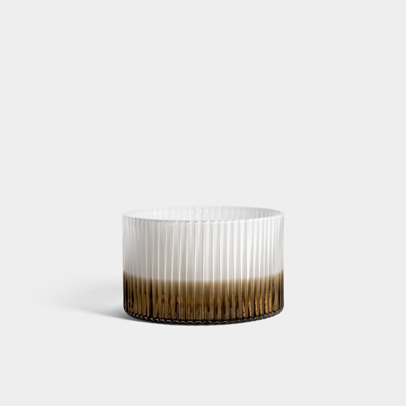LENA BERGSTRÖM, PLISSÉ BOWL WHITE/BROWN, 2022