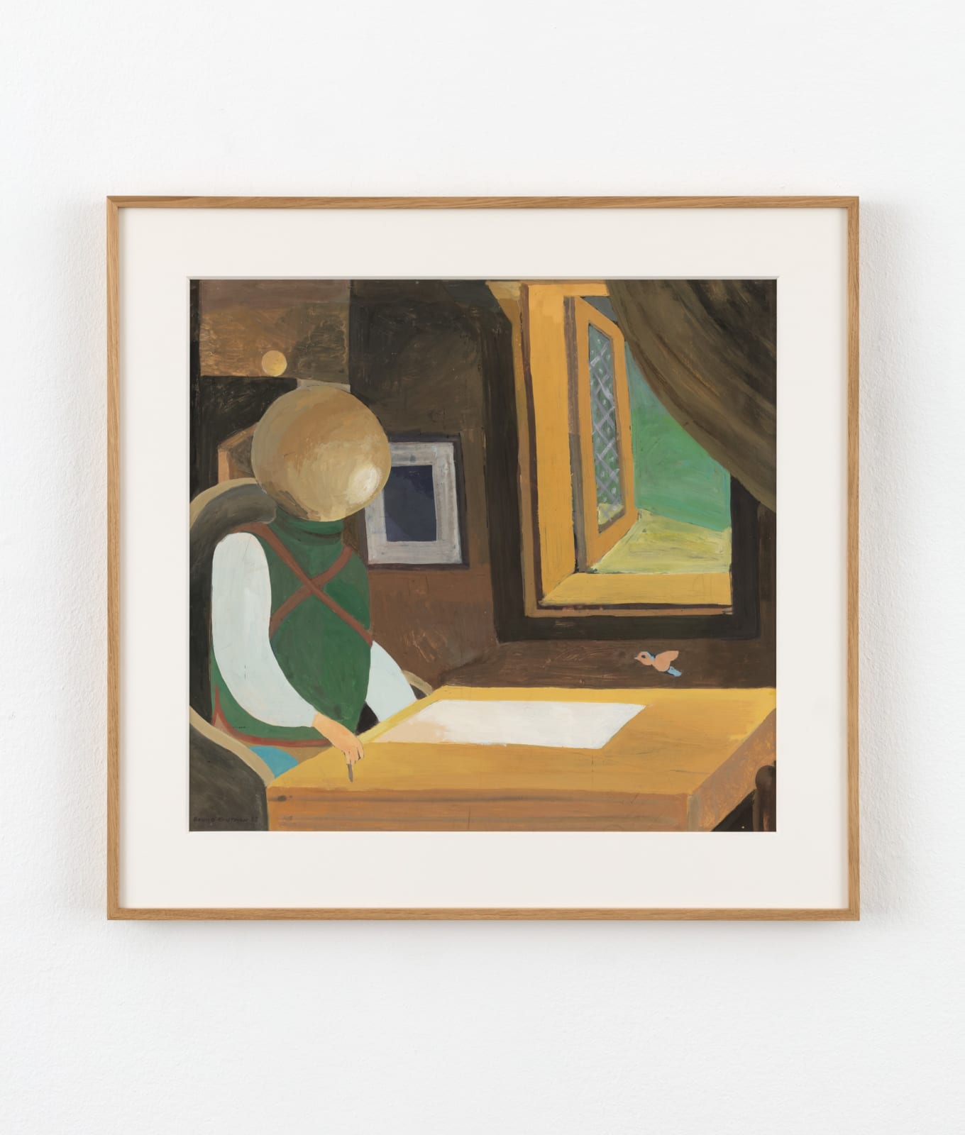 Bruno Knutman, Arbetsrummet / The Study, 1985