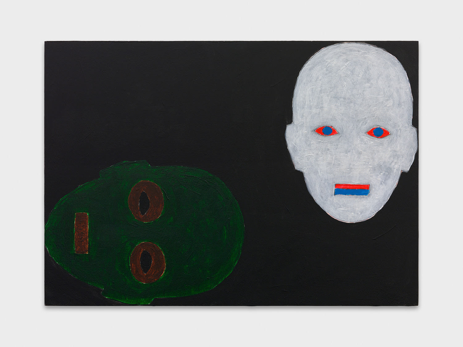 Valentin Carron, Ovals In The Dark VII, 2021