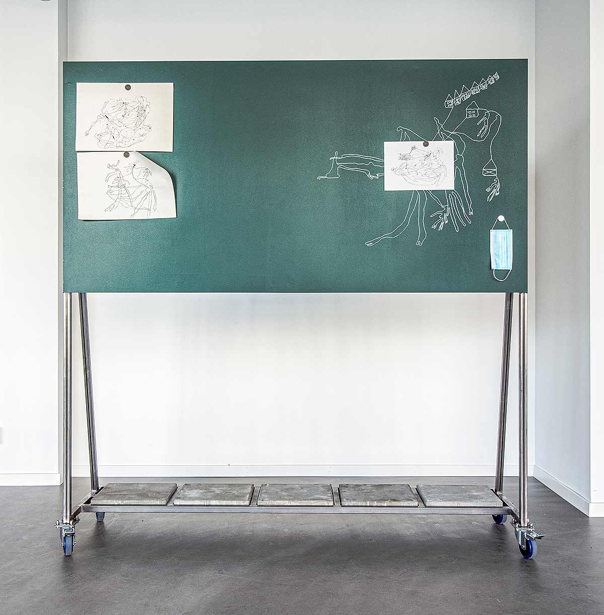 Fatima Moallim, Blackboards, 2021