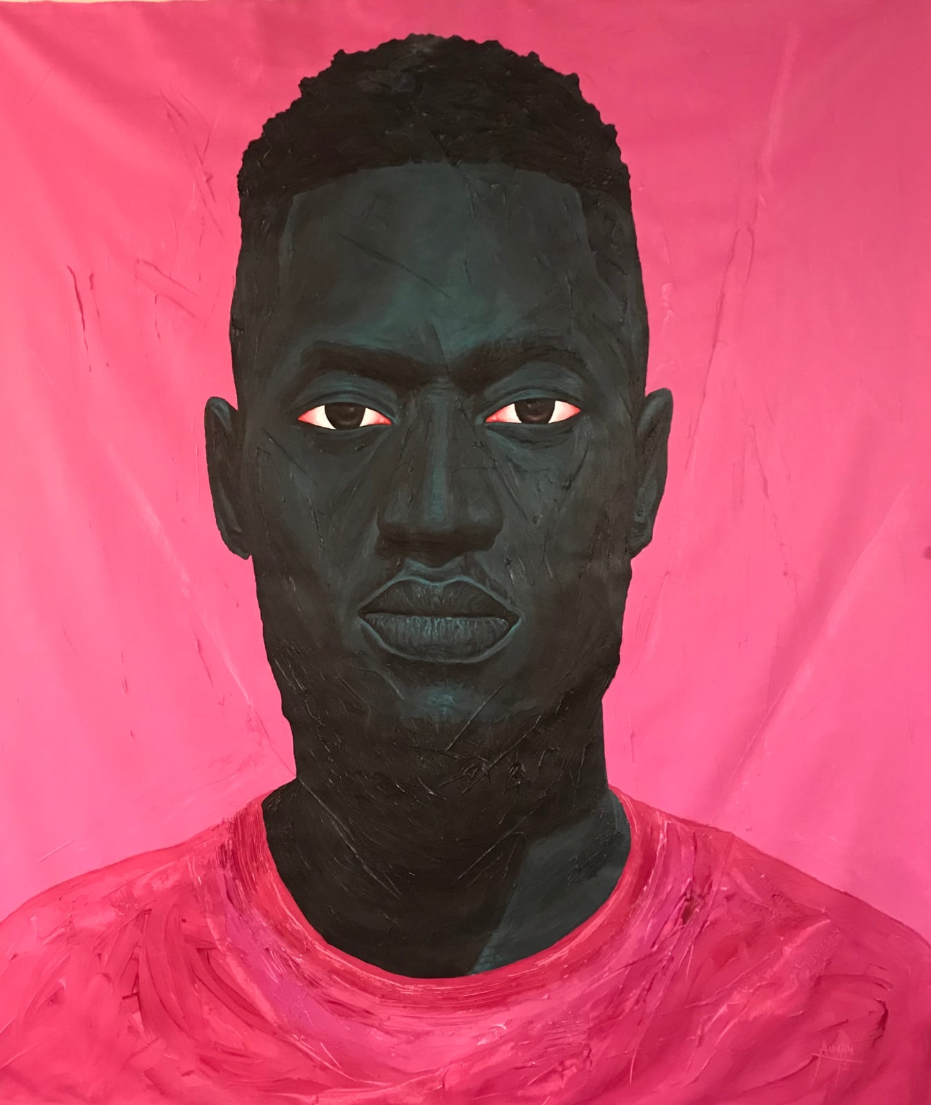 Annan Affotey, Issaq in pink (2012 graduate), 2021