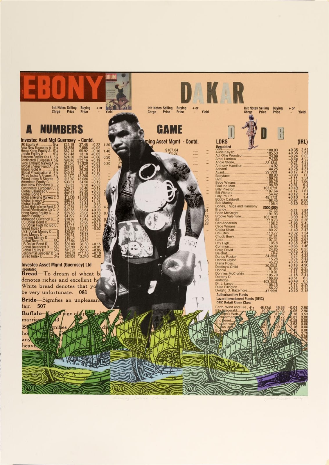 Godfried Donkor, Ebony Dakar Edition, 2003