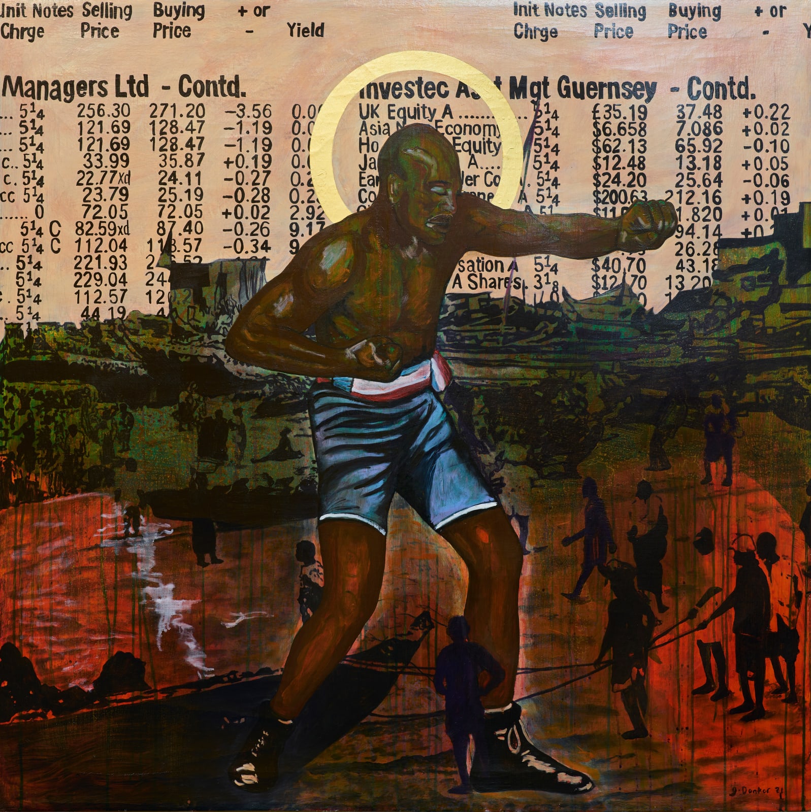 Godfried Donkor, Colossus III, 2021