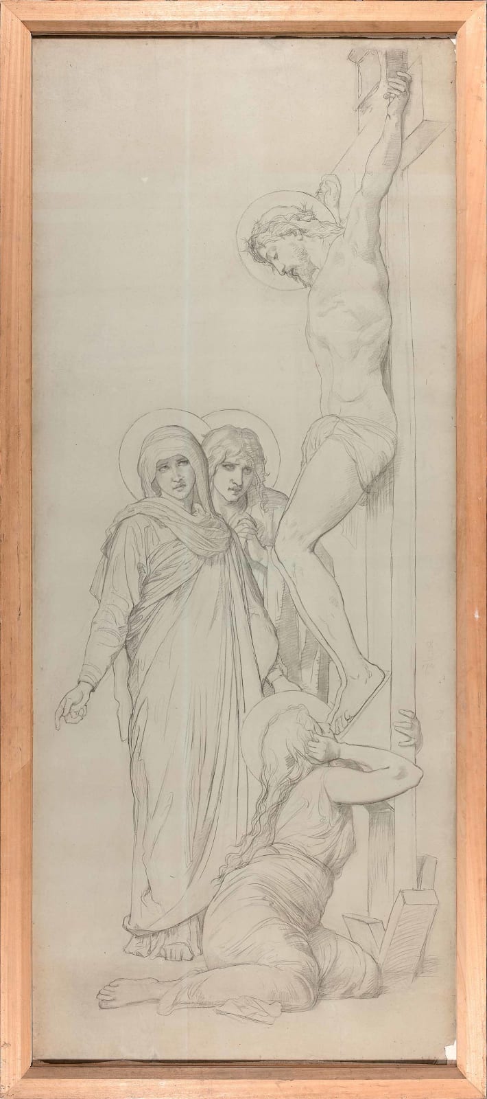 William-Adolphe Bouguereau, THE VIRGIN AT THE FOOT OF THE CROSS (VIERGE AU PIED DE LA CROIX), ca. 1889