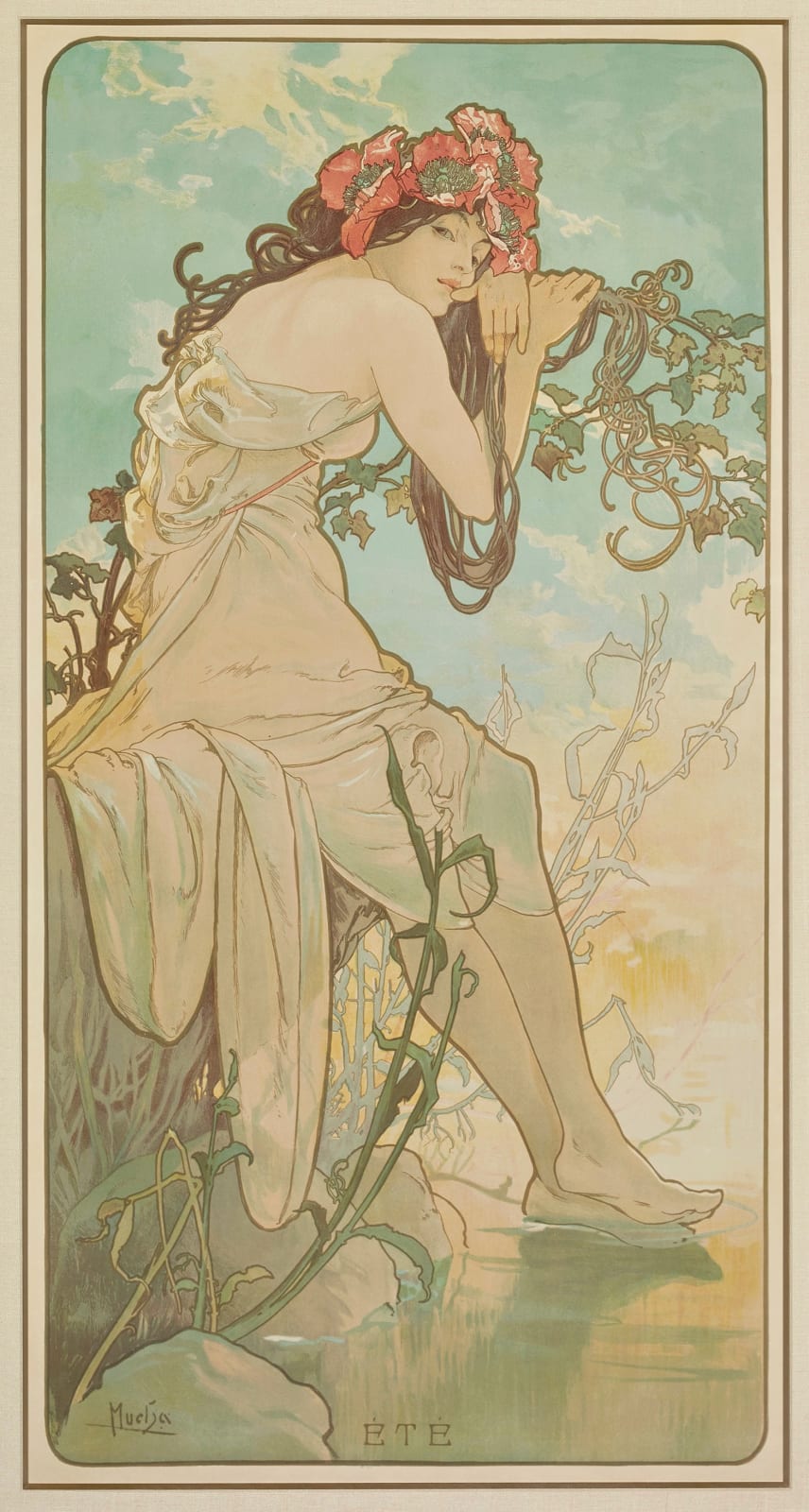 Alphonse Mucha, The Seasons: Summer, Autumn, Winter, Spring, 1896