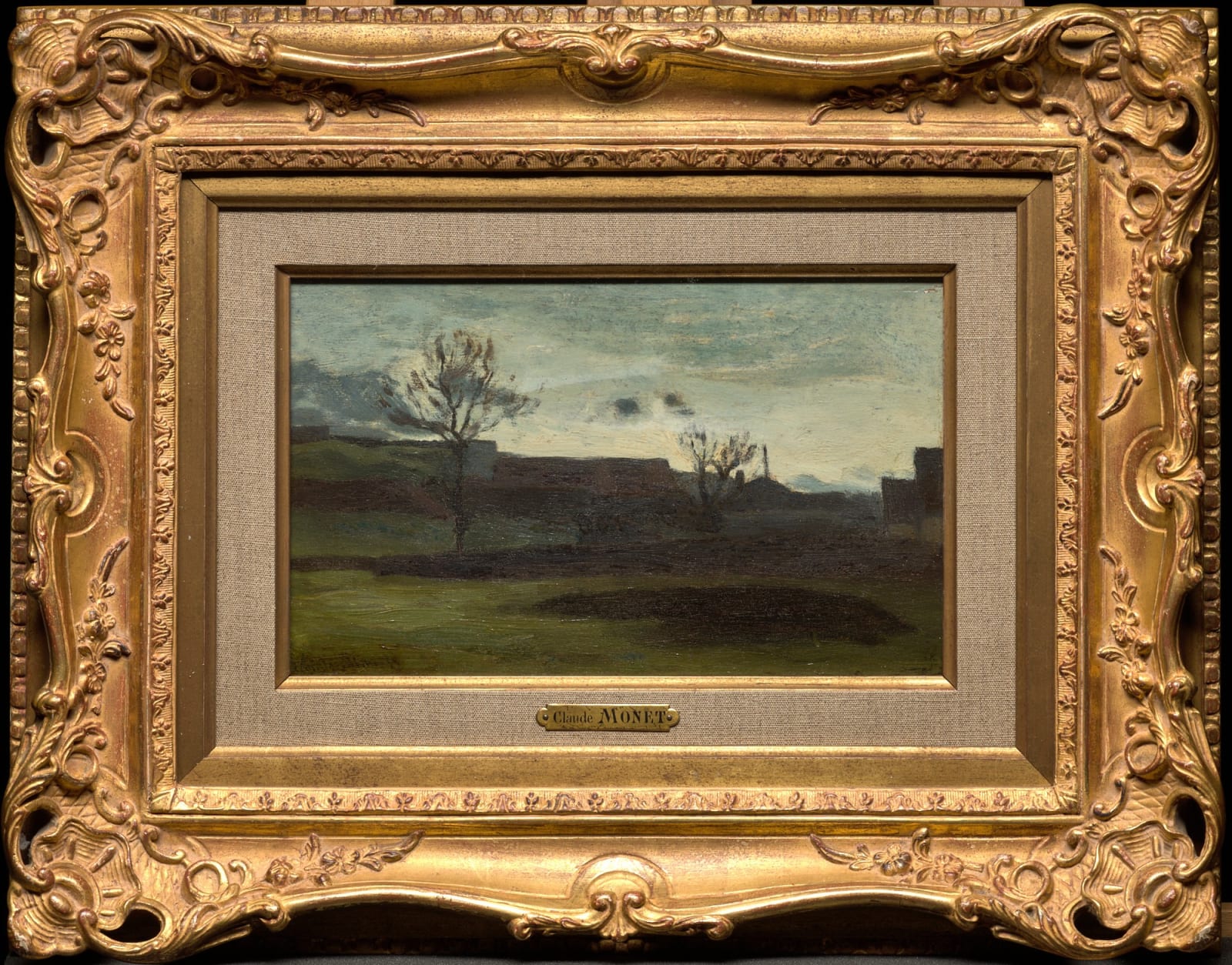 Claude Monet, LANDSCAPE -FACTORIES (PAYSAGE-USINES) , ca. 1858-1861