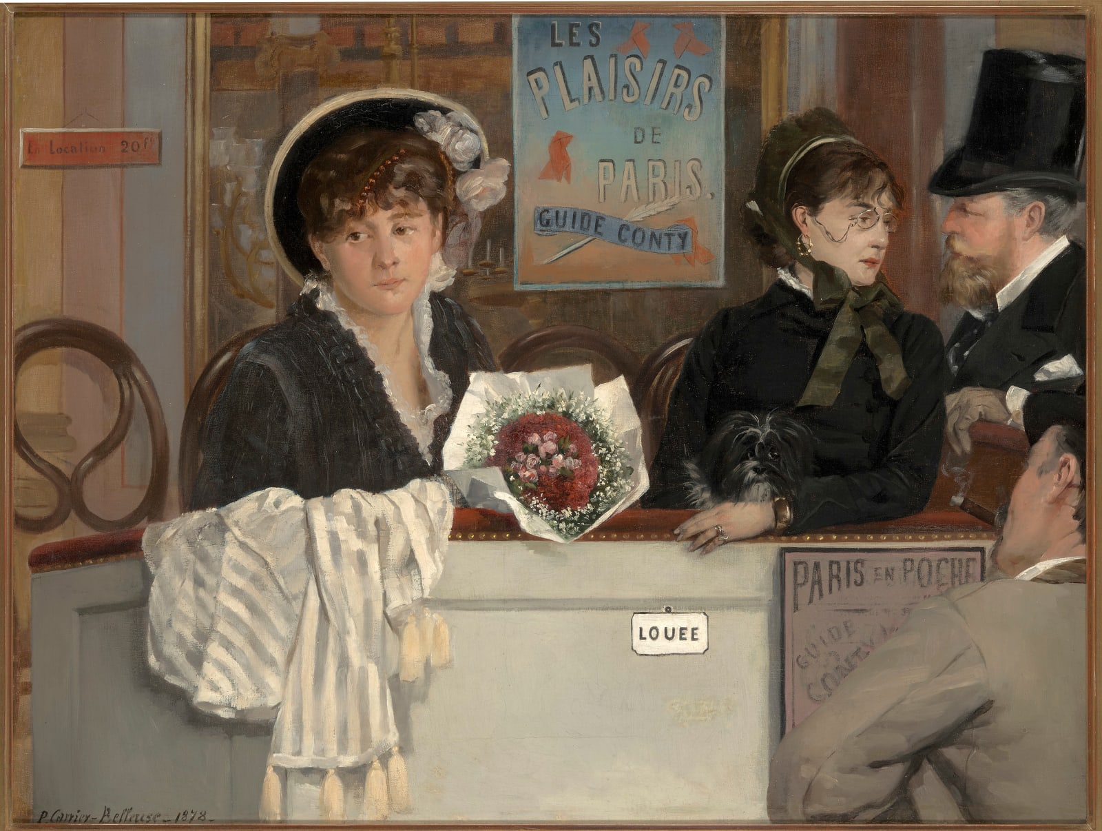 Pierre Carrier-Belleuse, LES PLAISIRS DE PARIS, 1878