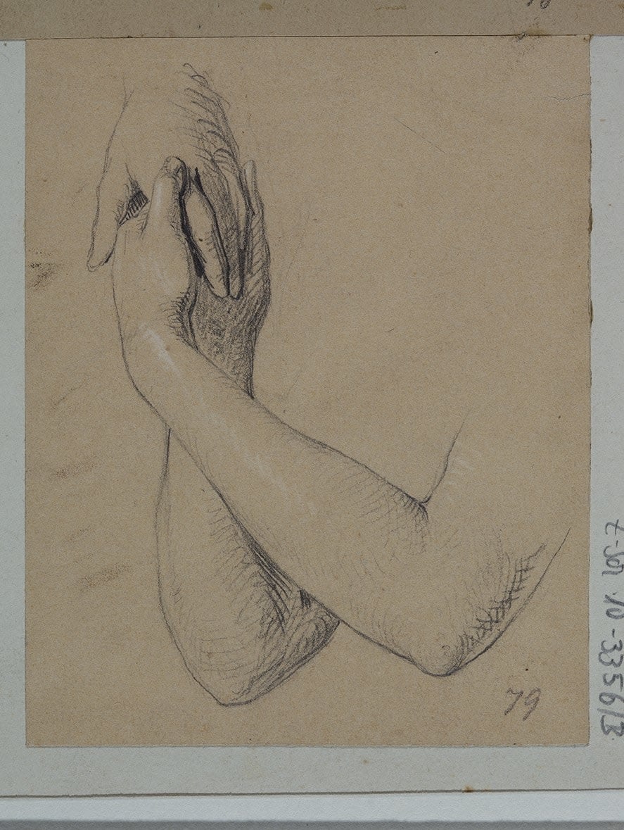 Friedrich Wilhelm Schadow, LAMENTATION OF CHRIST (ALSO MATER DOLOROSA), circa 1848